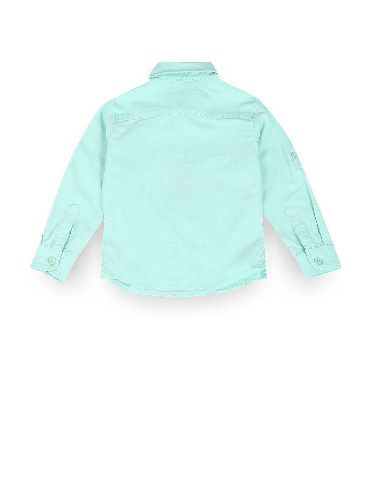 Boys Pure Cotton Brand Print Shirt Mint - U.S. Polo Assn. India | Large