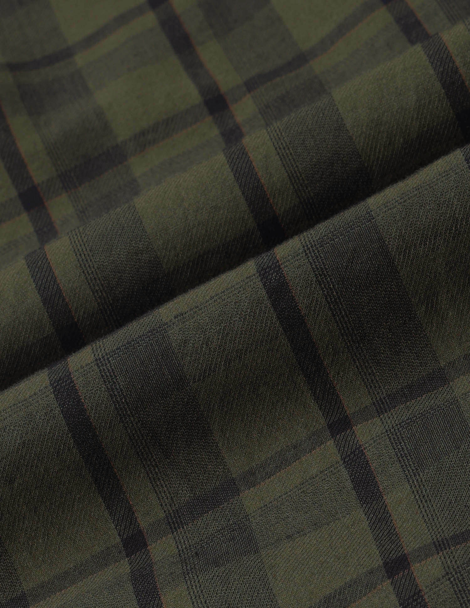 Grid Tattersall Checked Pure Cotton Shirt Olive - U.S. Polo Assn. India | Large