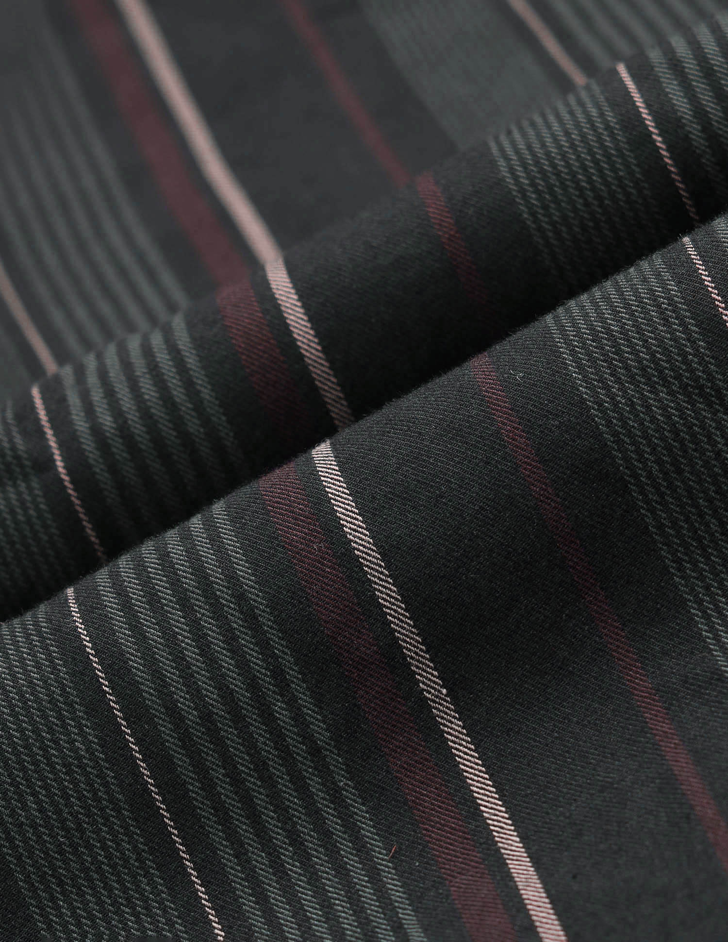 Tailored Fit Vertical Striped Shirt Black - U.S. POLO ASSN. | Large