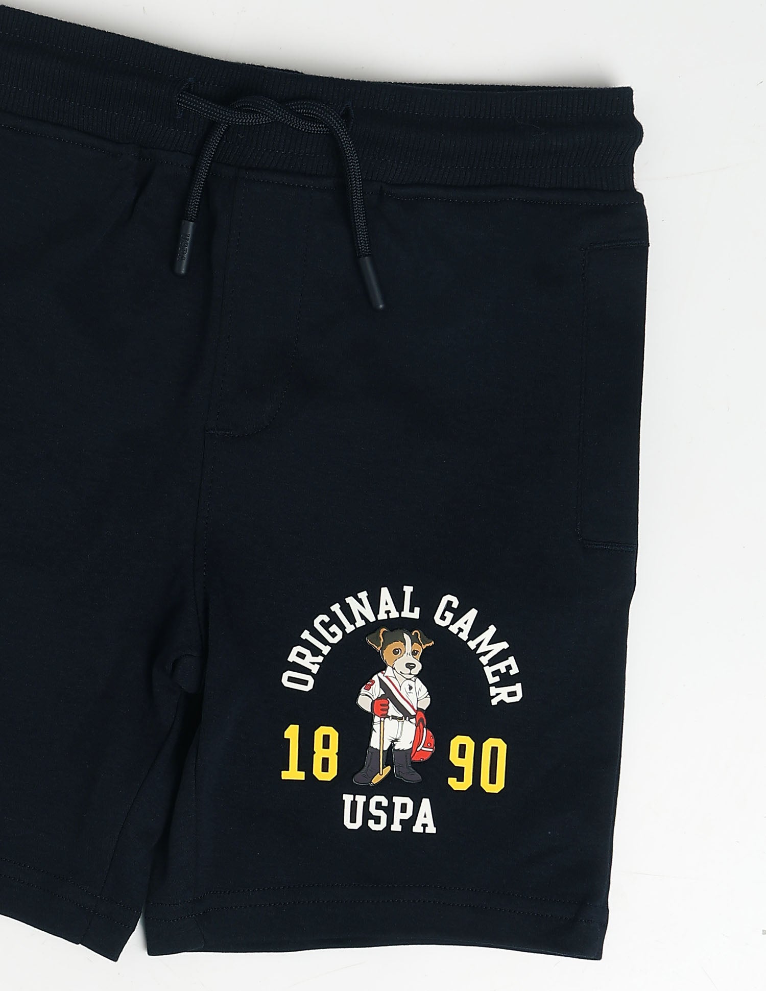 Graphic Printed Regular Fit Shorts Navy - U.S. Polo Assn. India | Large