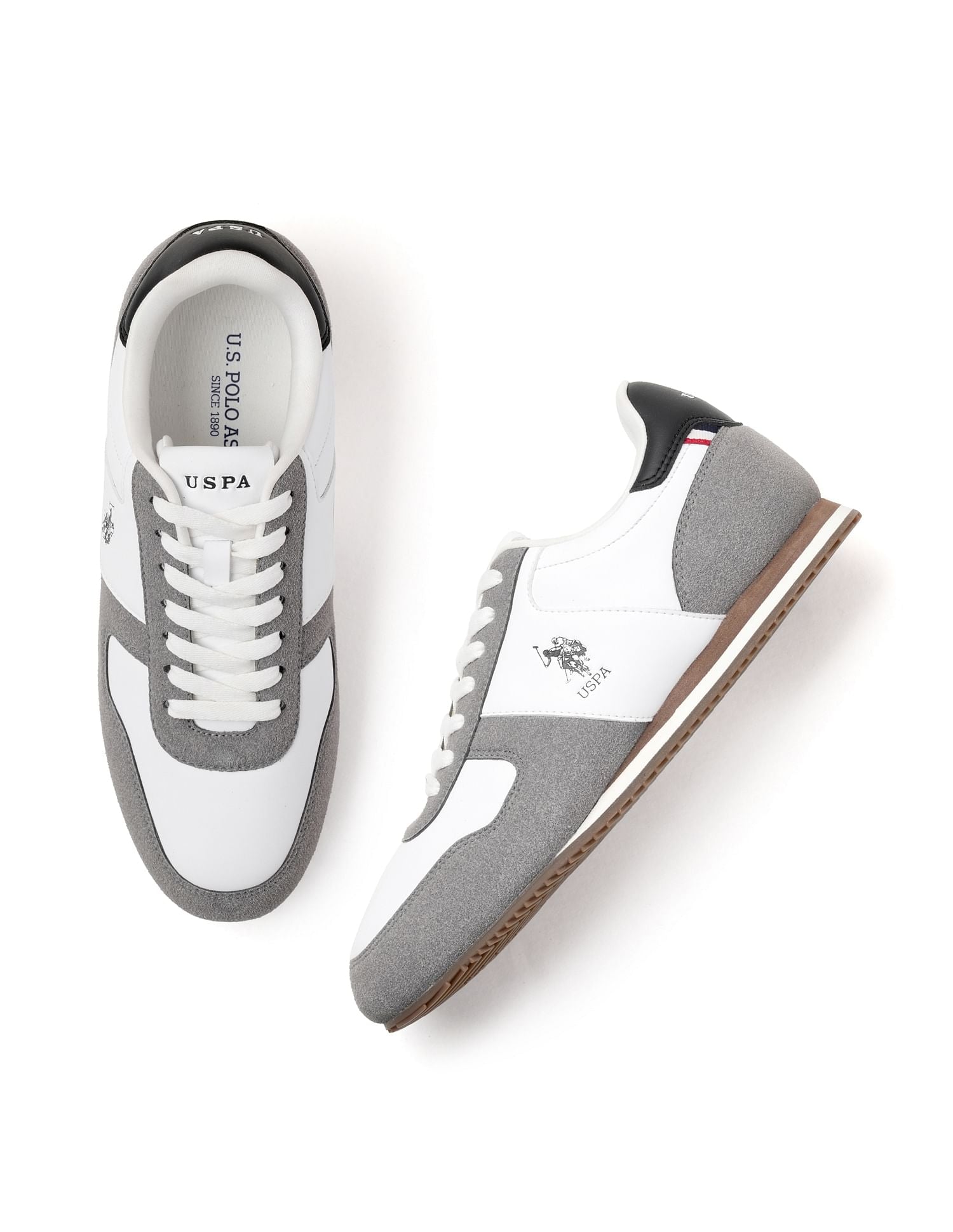 Enco Colourblocked Sneakers Grey - U.S. POLO ASSN. | Large