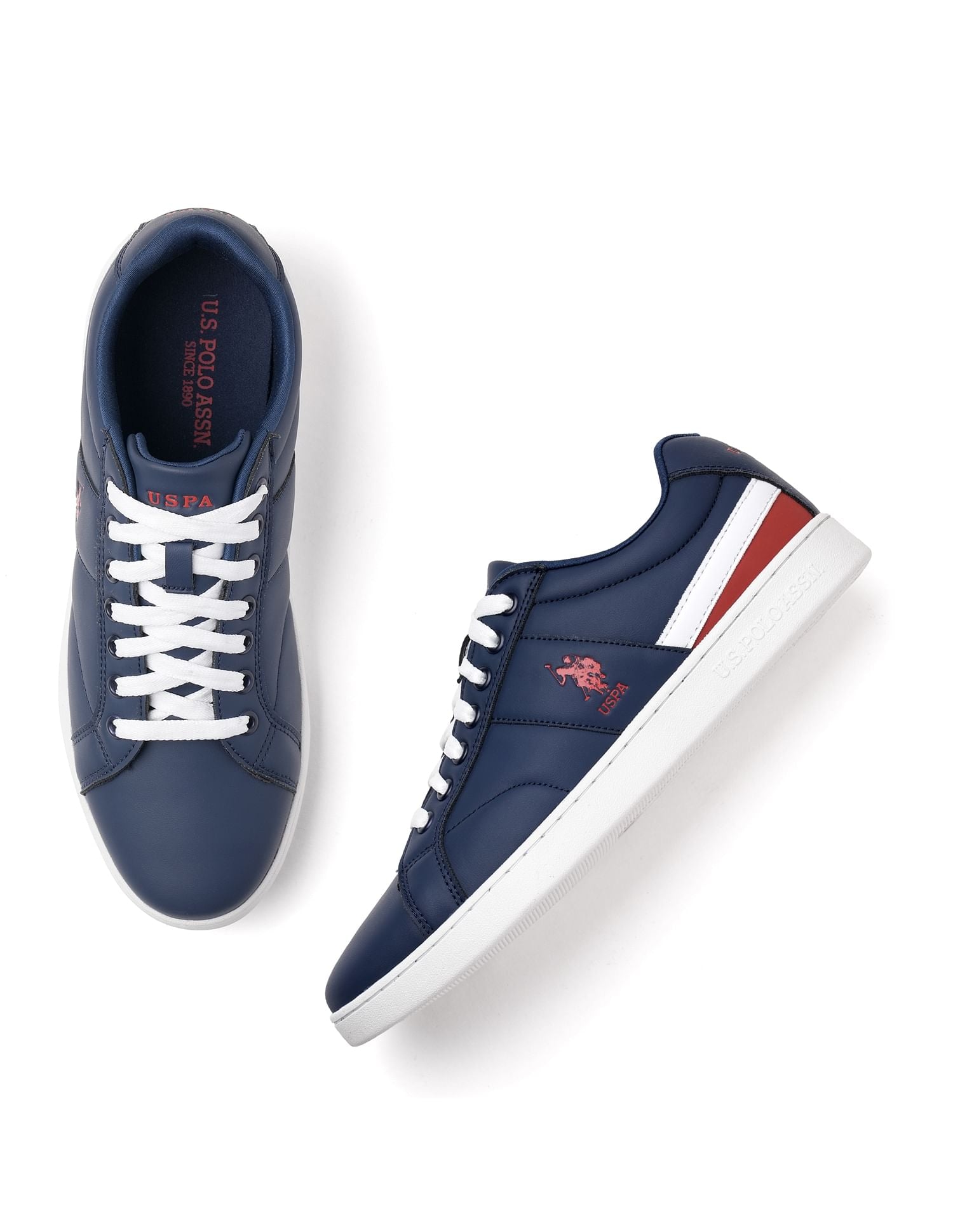 Vince Solid Casual Sneakers Navy - U.S. POLO ASSN. | Large