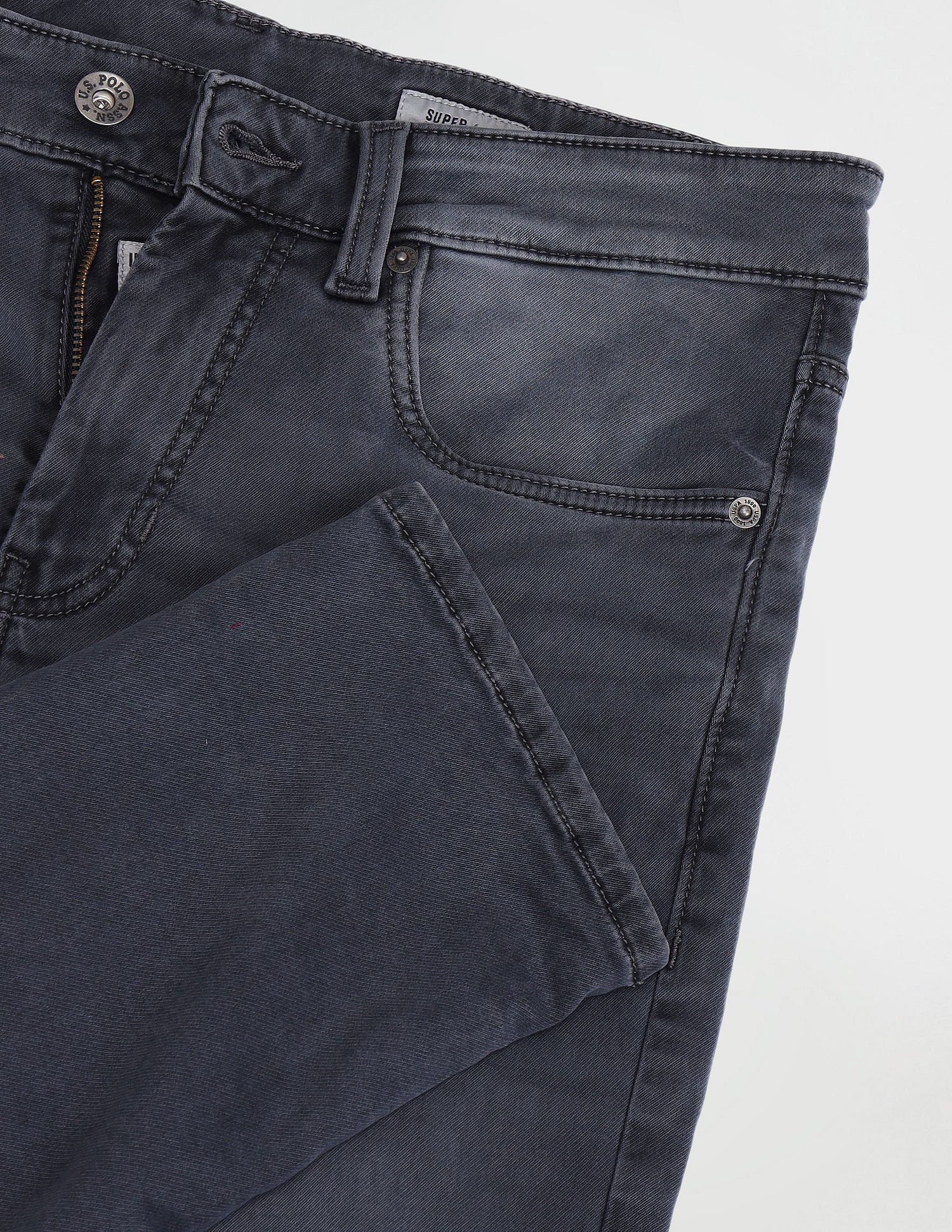 Regallo Skinny Fit Blue Jeans Blue - U.S. Polo Assn. India | Large