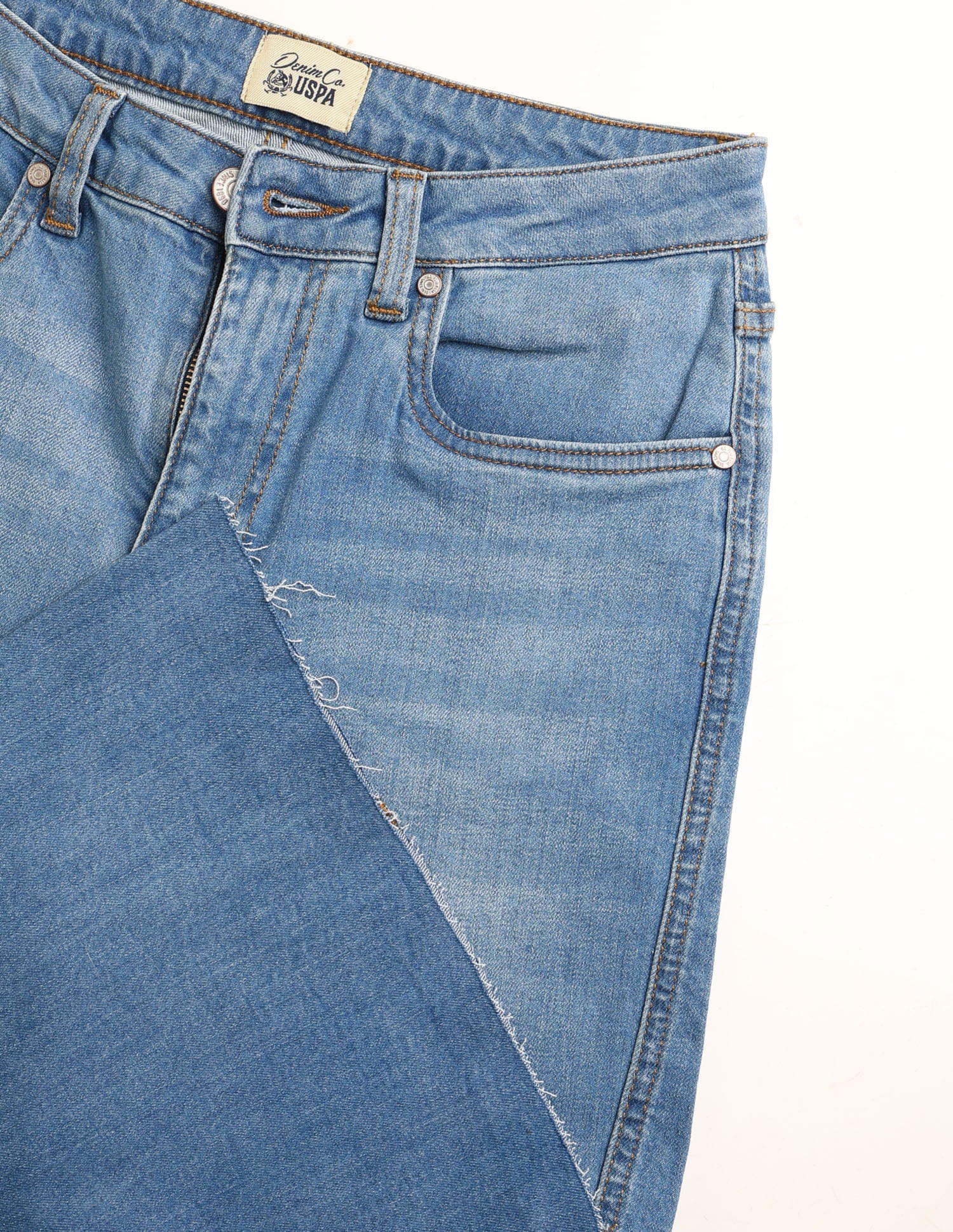 High Rise Extreme Flared Fit Jeans Blue - U.S. Polo Assn. India | Large