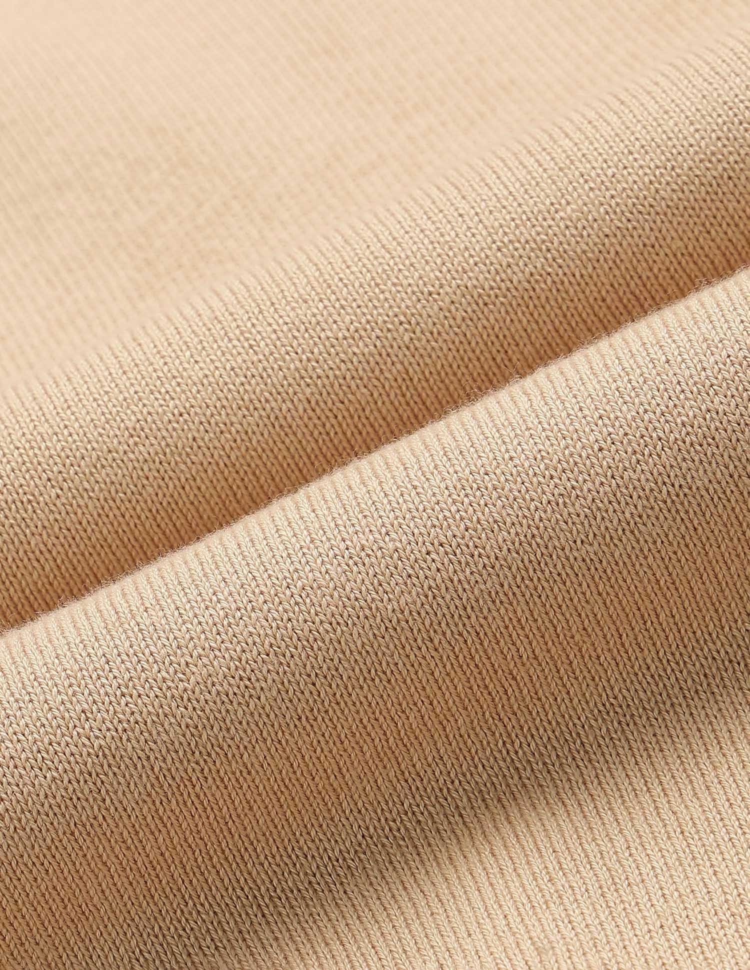 Raglan Fit Solid Sweater Beige - U.S. POLO ASSN. | Large