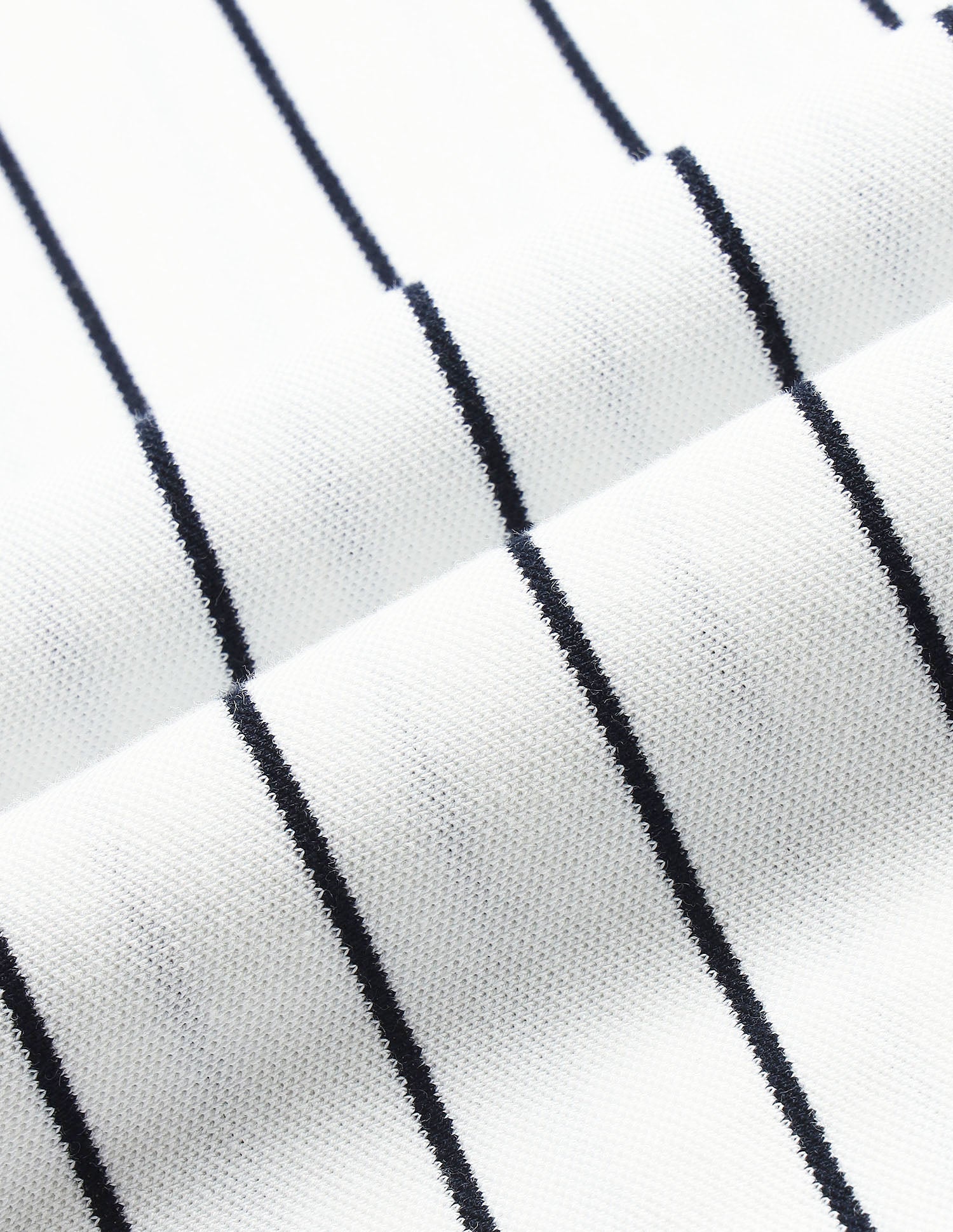 New Port Marina Vertical Striped Polo Shirt White - U.S. Polo Assn. India | Large