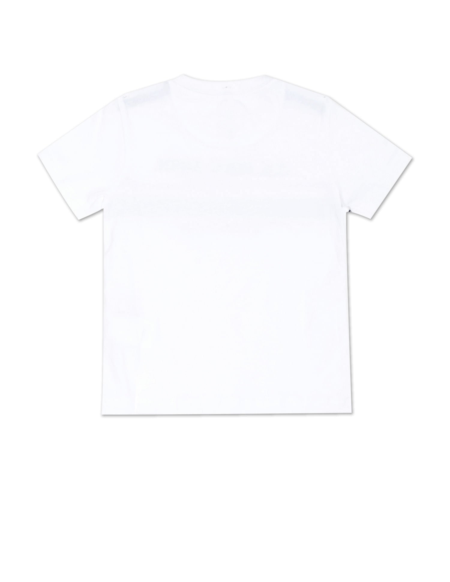 Boys White Crew Neck Brand Print T-Shirt White - U.S. POLO ASSN. | Large