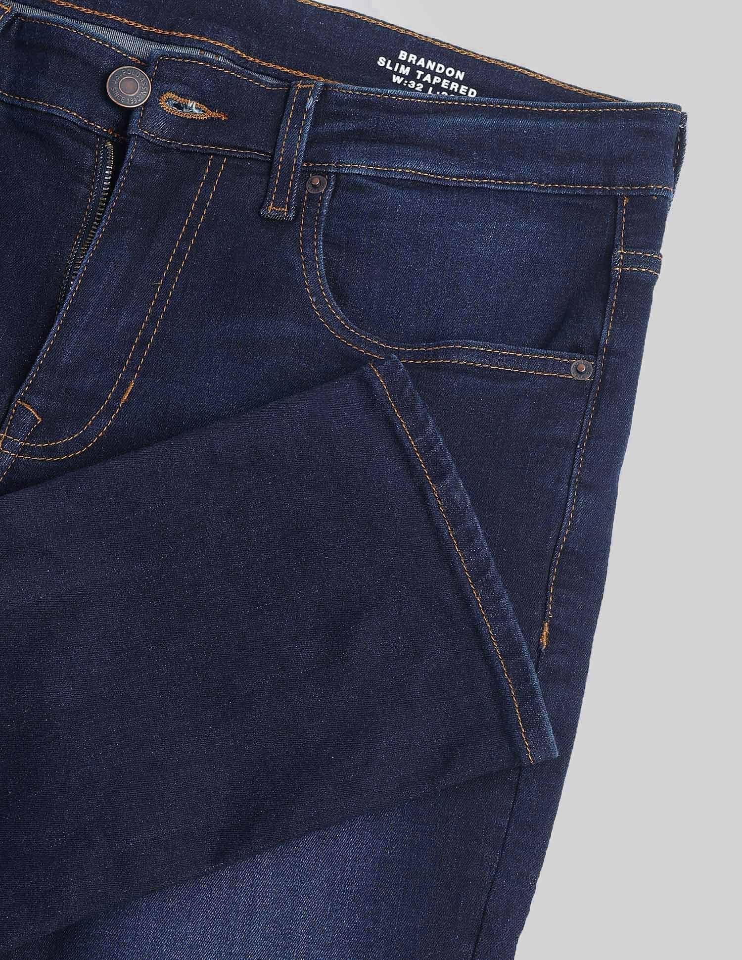 Brandon Slim Tapered Fit Blue Jeans Blue - U.S. POLO ASSN. | Large