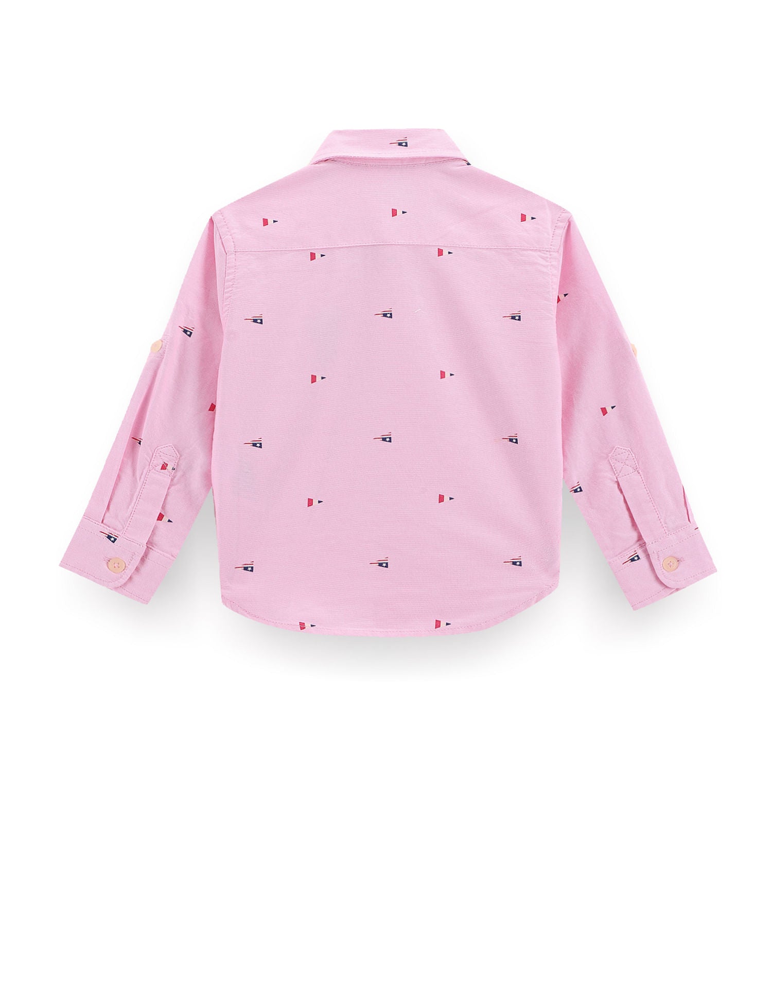 Boys Flag Print Shirt Light Pink - U.S. POLO ASSN. | Large