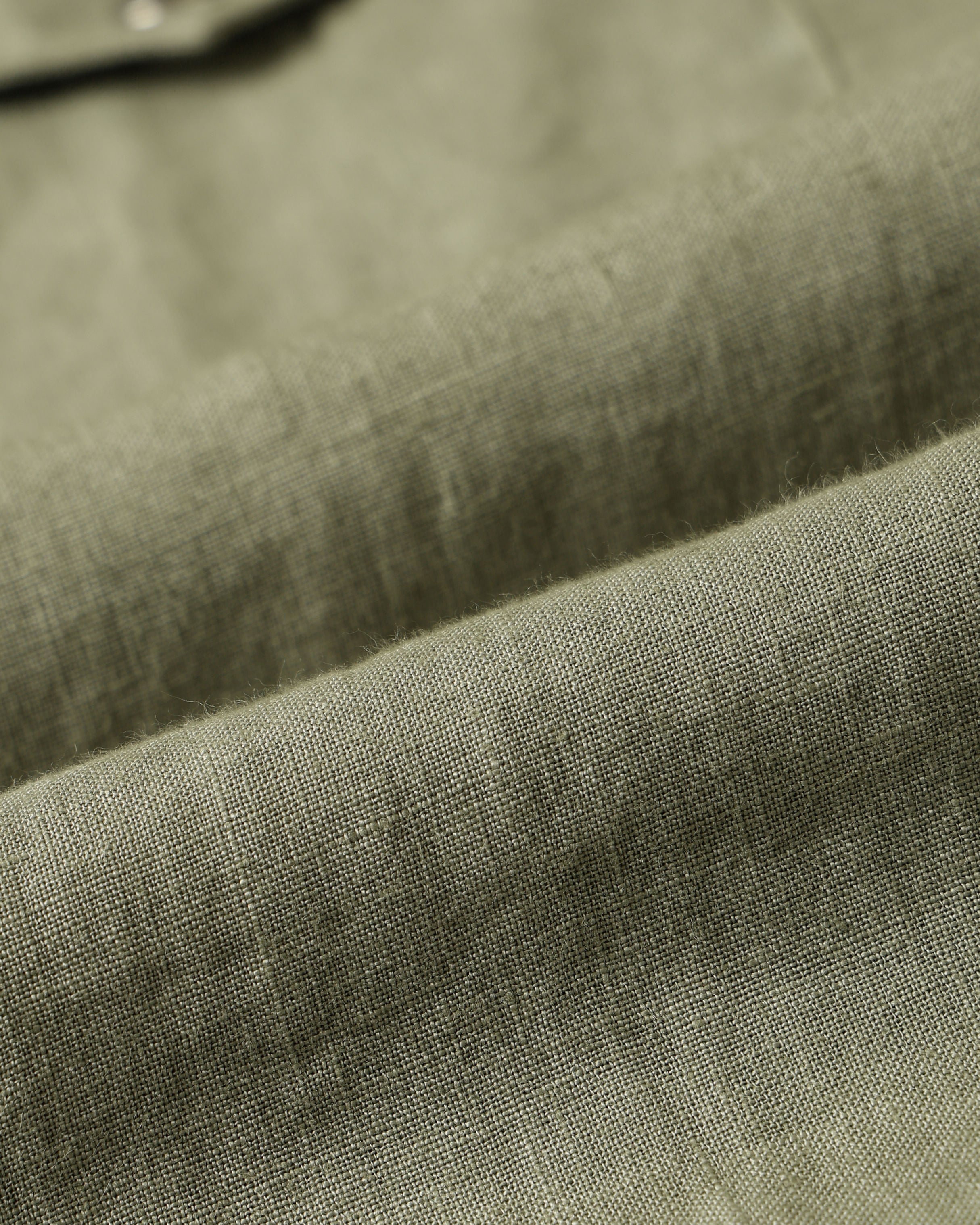 Pacho X Tailored Fit Linen Shirt Olive - U.S. POLO ASSN. | Large