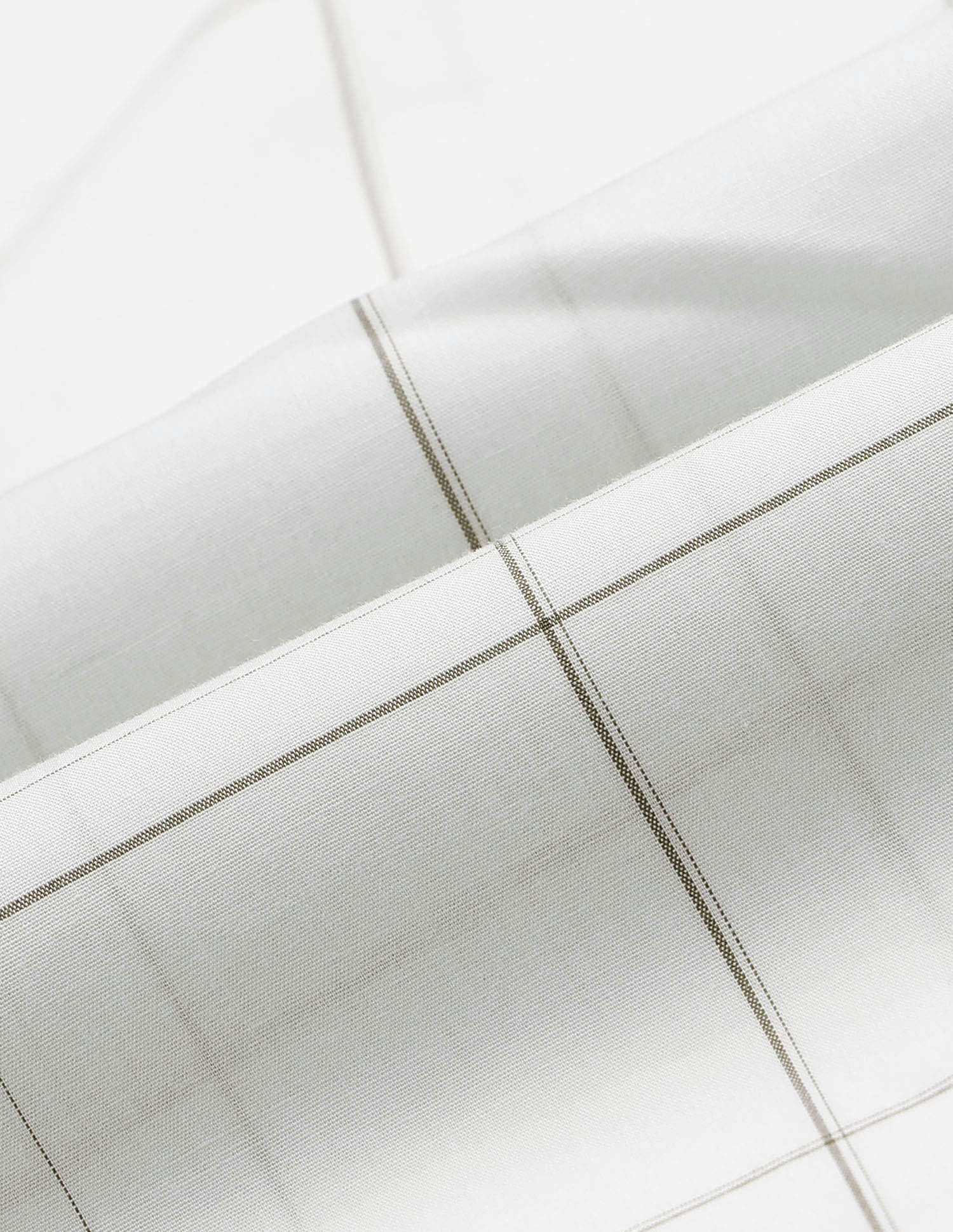 Windowpane Checked Tailored Fit Shirt White - U.S. POLO ASSN. | Large