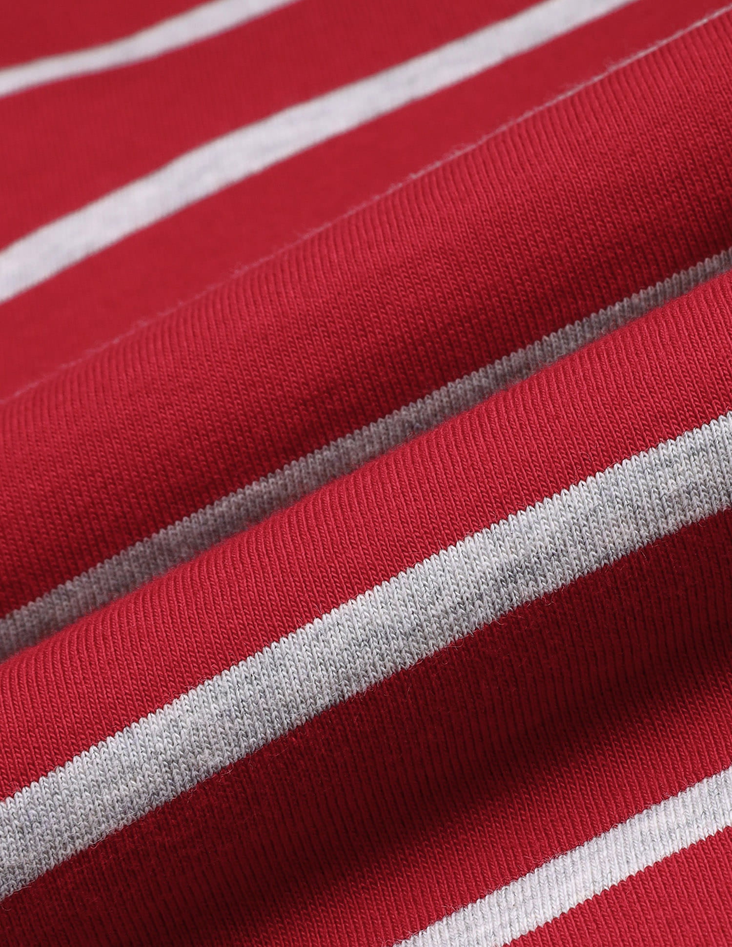 Comfort Fit Stripe Cotton I689 Lounge T-Shirt - Pack Of 1 Red - U.S. Polo Assn. India | Large