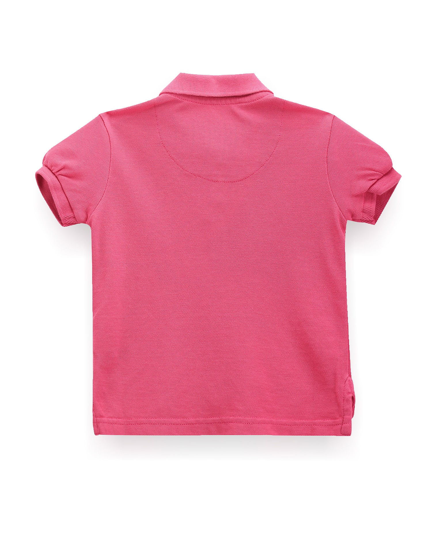 Girls Cotton Pique Polo Shirt Pink - U.S. POLO ASSN. | Large