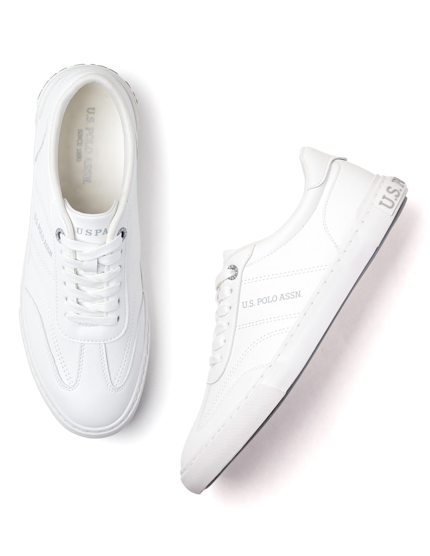 Men Colourblocked Gian 4.0 Sneakers White - U.S. Polo Assn. India | Large