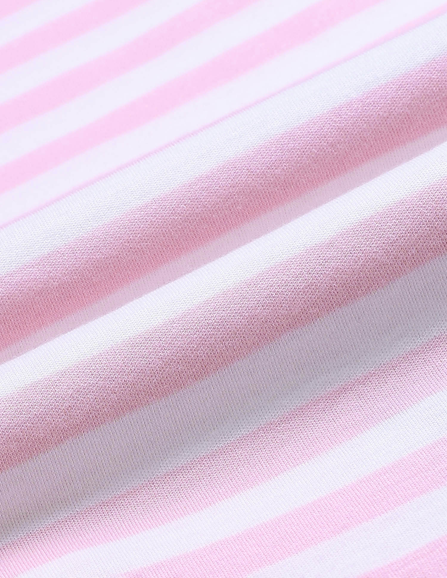 Boys Horizontal Striped Regular Fit Polo T shirt Light Pink - U.S. POLO ASSN. | Large