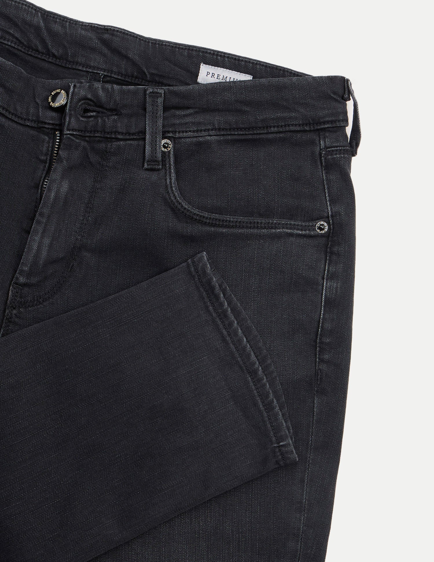 Brandon Slim-Tapered Fit Black Jeans Washed Black - U.S. Polo Assn. India | Large