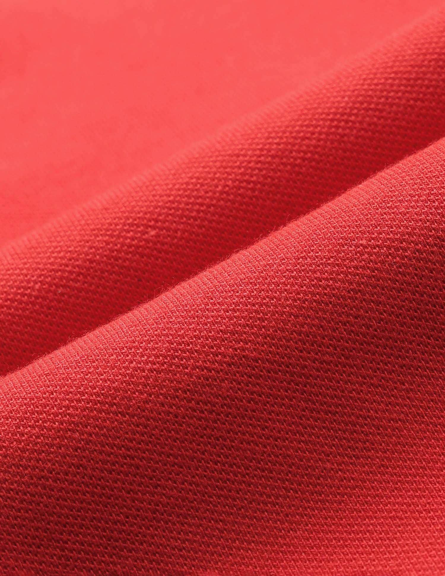 Girls Contrast Collar Relaxed Fit Polo Shirt Red - U.S. POLO ASSN. | Large