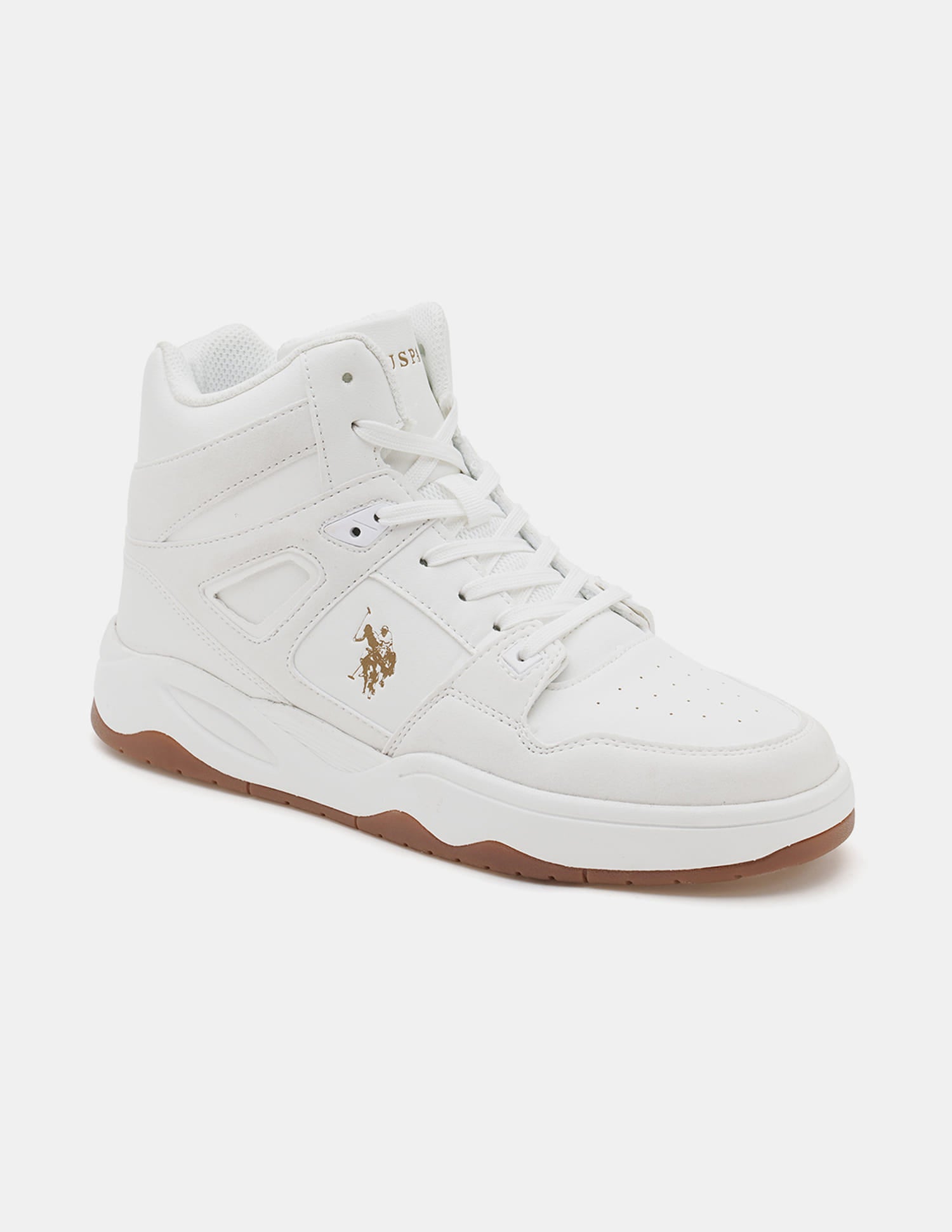 Colour Blocked Mid Top Bruce 2.0 Sneakers