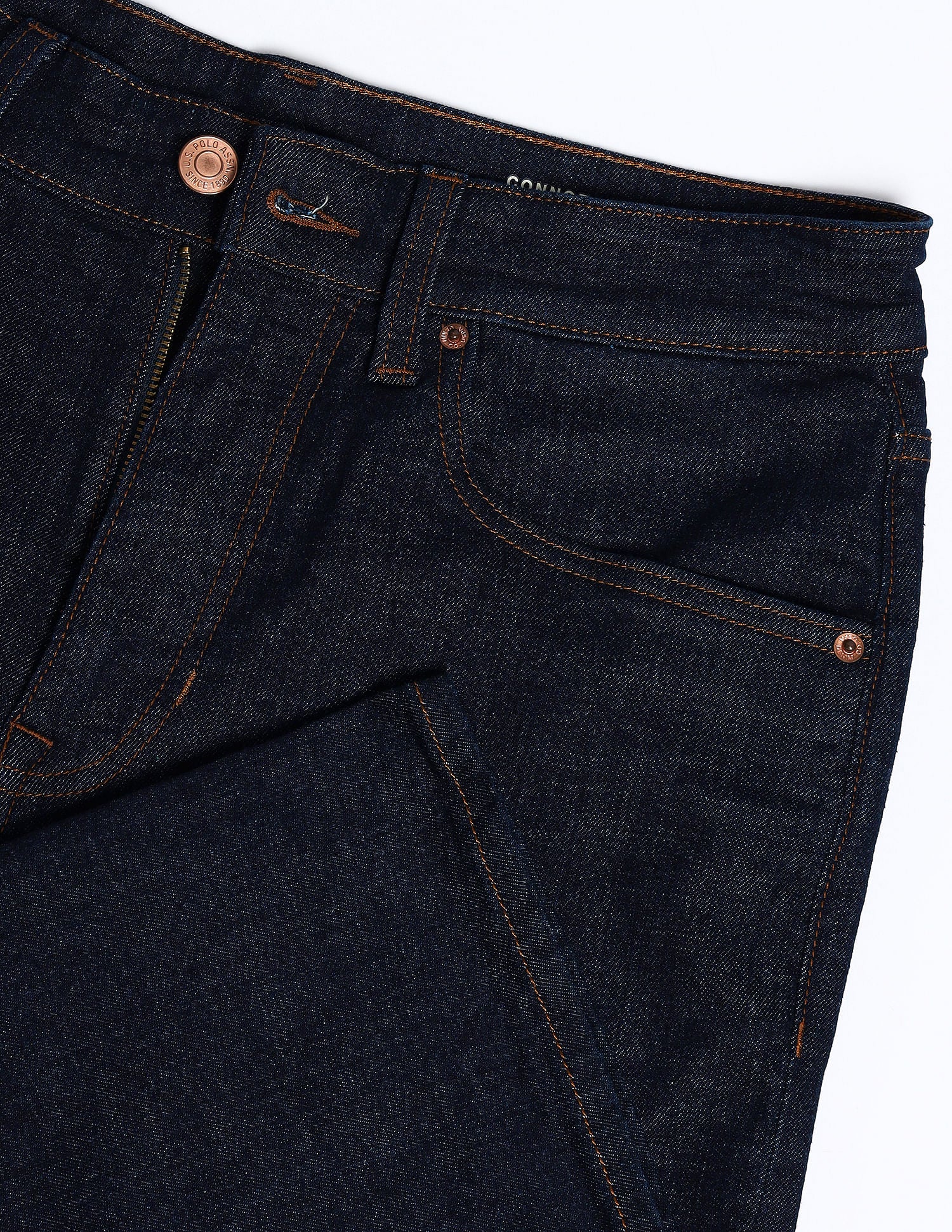 Connor Bootcut Fit Blue Jeans Blue - U.S. POLO ASSN. | Large