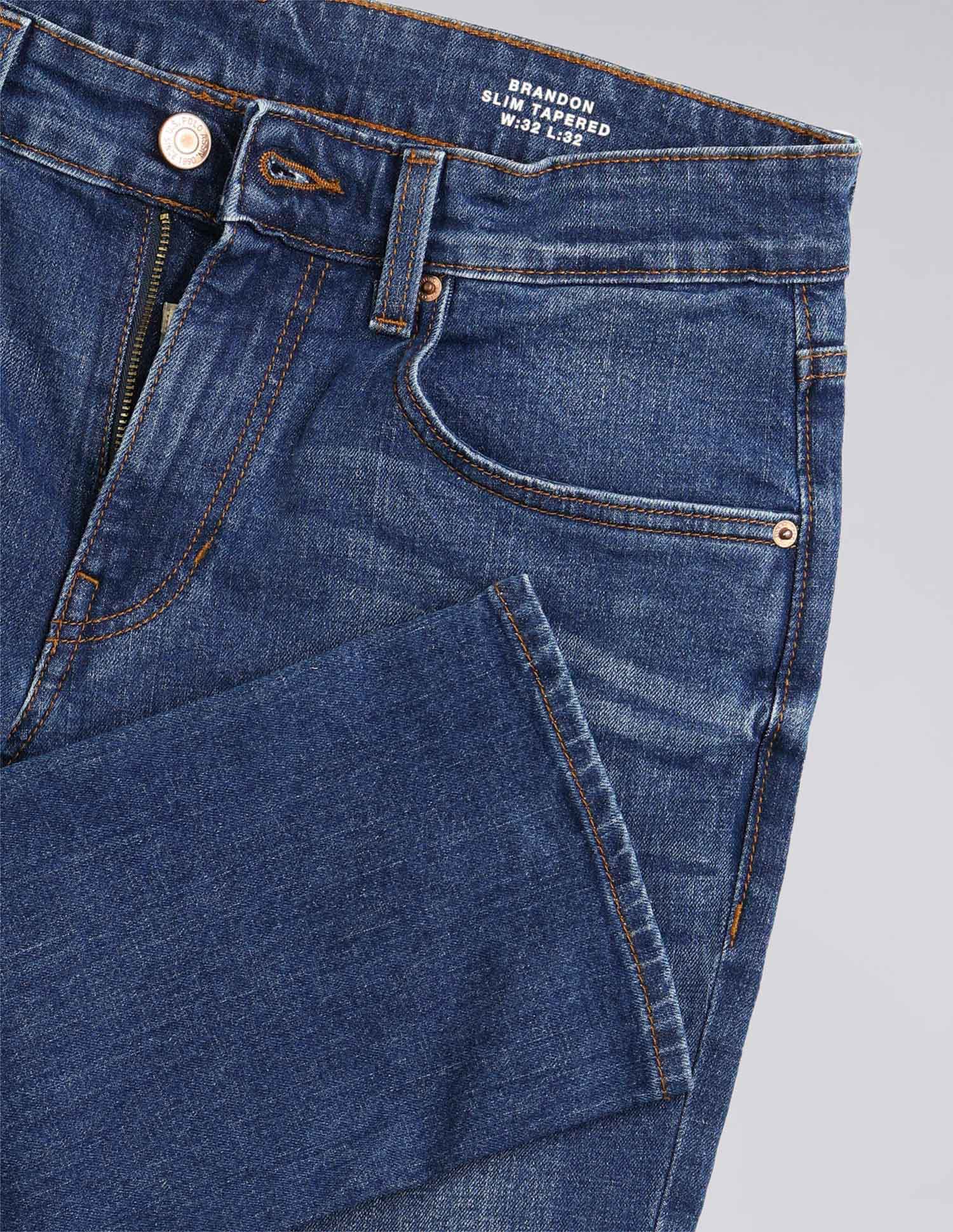Brandon Slim Tapered Fit Blue Jeans Blue - U.S. Polo Assn. India | Large