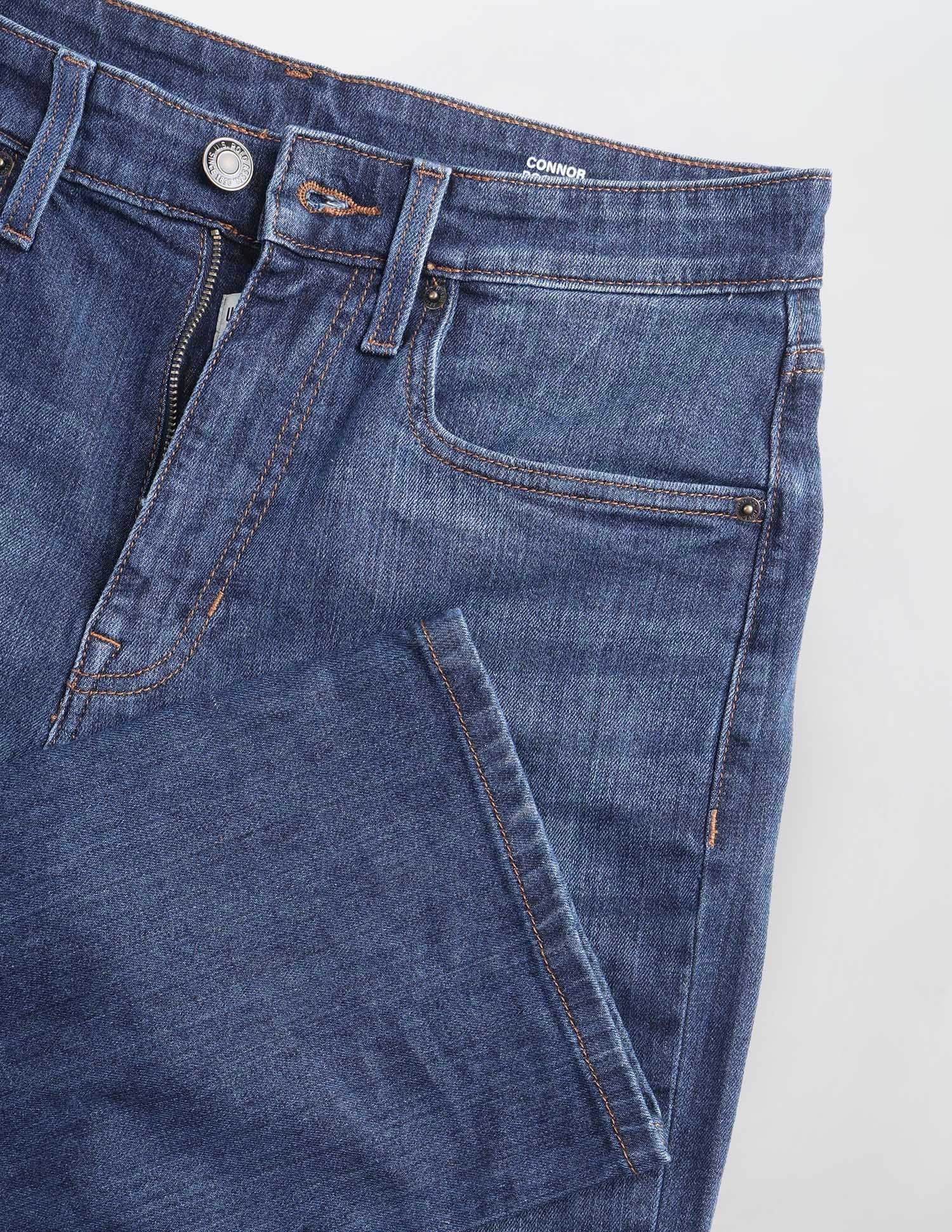 Connor Bootcut Fit Blue Jeans Mid Blue - U.S. Polo Assn. India | Large