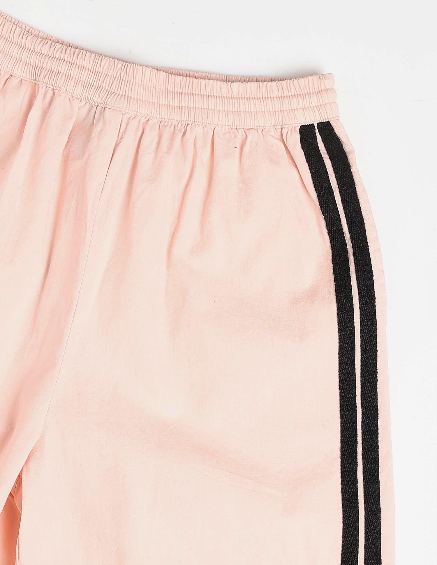 Solid Regular Fit Track Pants Light Pink - U.S. Polo Assn. India | Large
