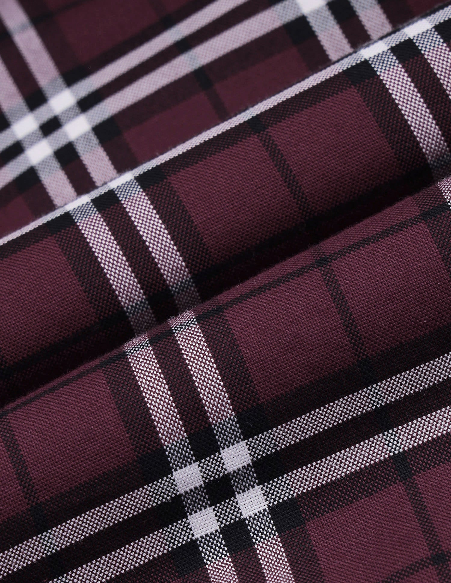 Grid Tattersall Checked Tailored Fit Shirt Red - U.S. Polo Assn. India | Large