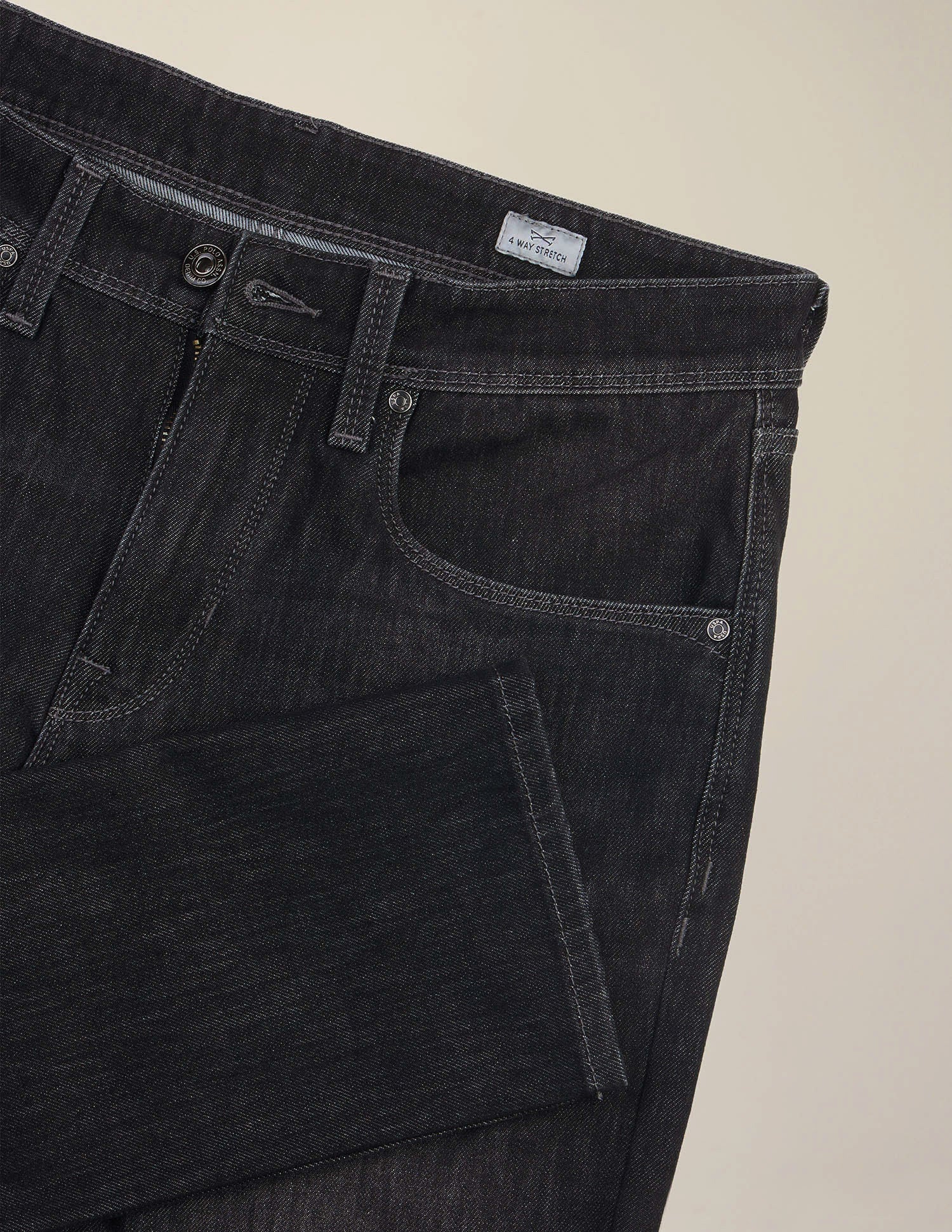 Henry Tapered Fit Black Jeans Black - U.S. Polo Assn. India | Large
