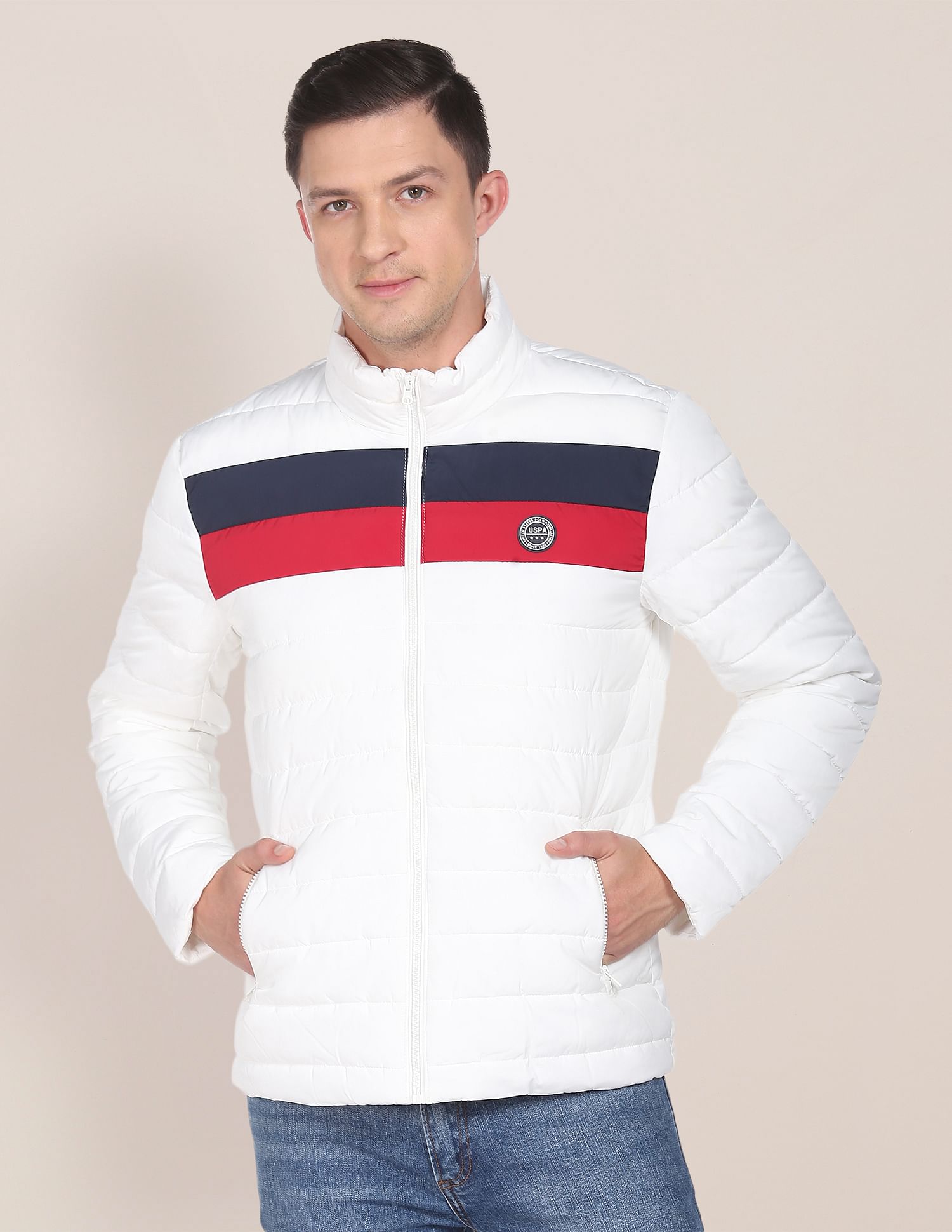 Us polo hot sale white jacket