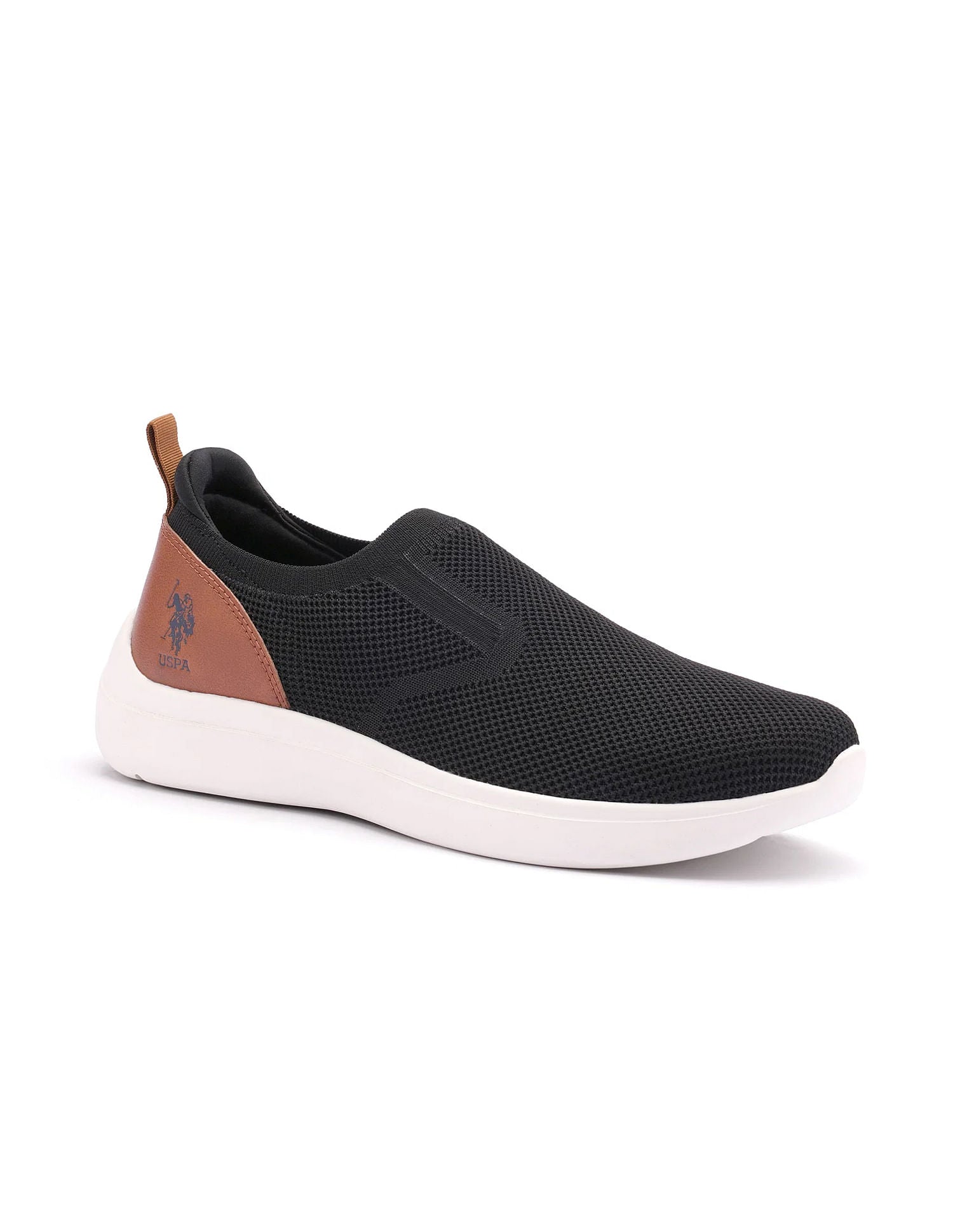 Men Tenore 2.0 Black Uspa Sport  Sneaker Slip On Black - U.S. Polo Assn. India | Large