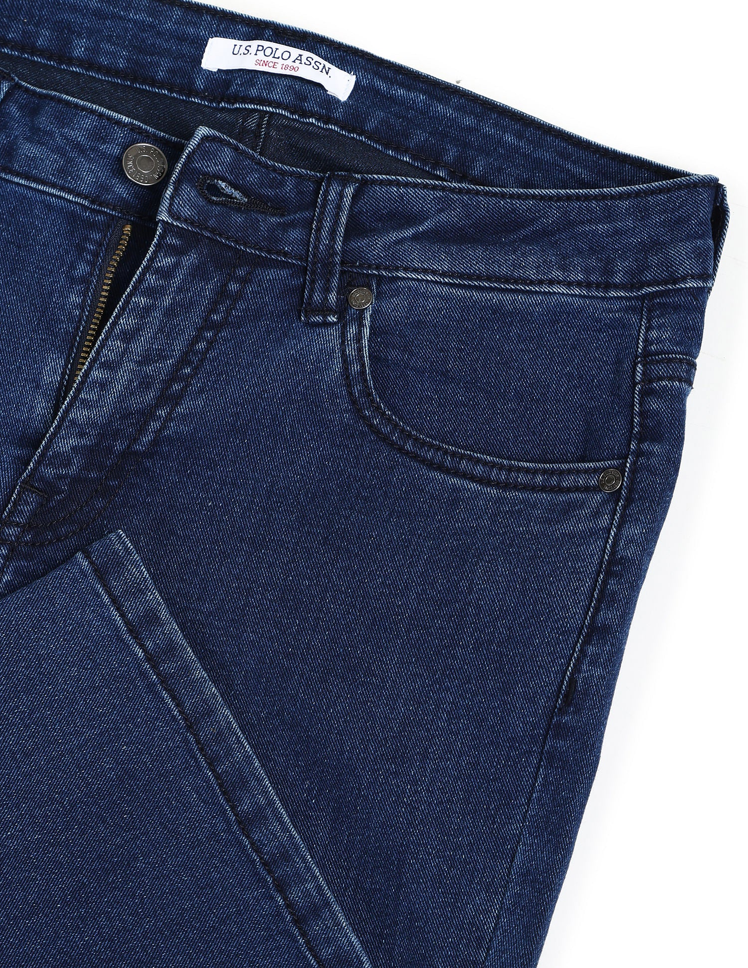 Mid Rise Bootcut Fit Jeans Blue - U.S. POLO ASSN. | Large