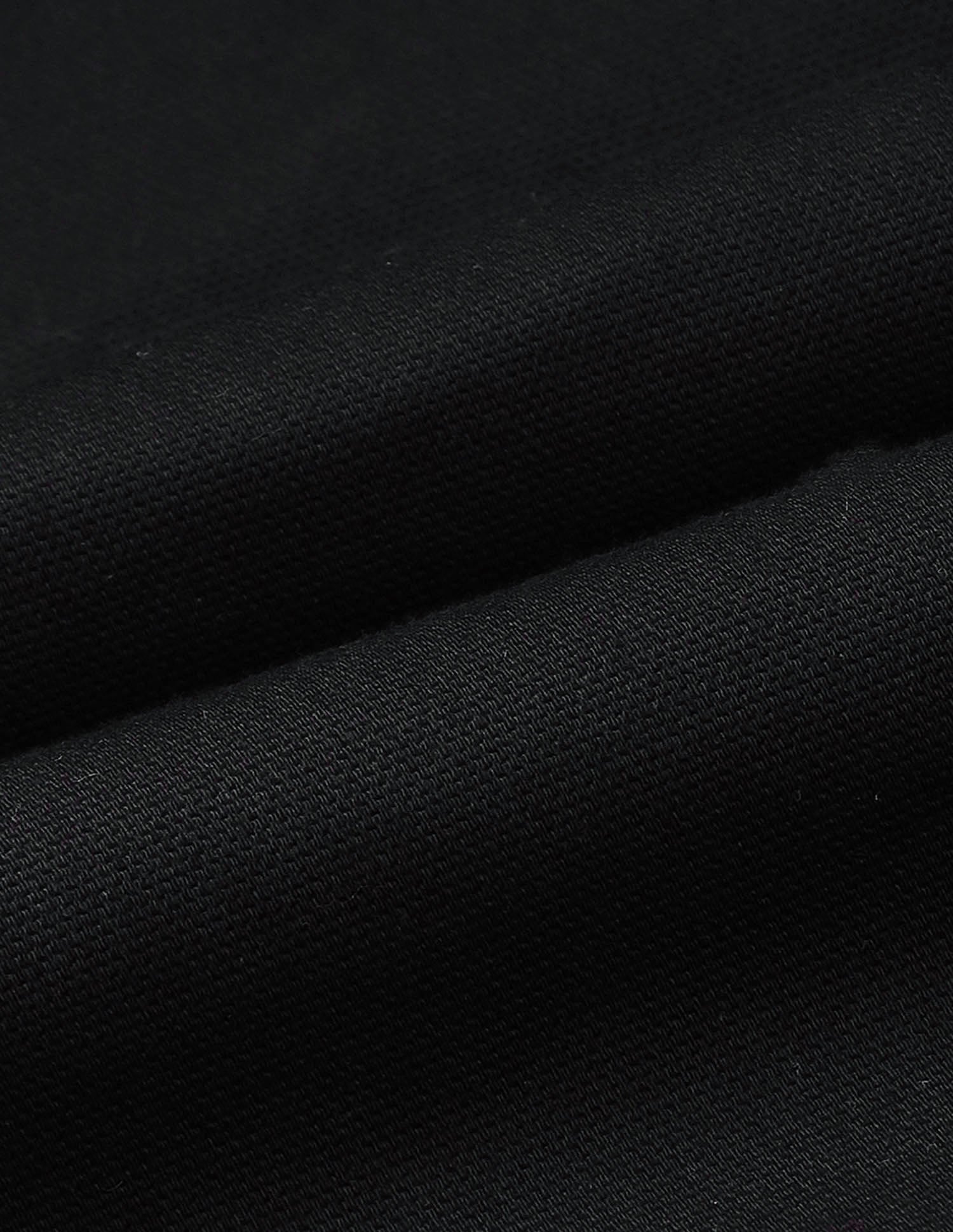 Riley Straight Fit Textured Trousers Black - U.S. POLO ASSN. | Large