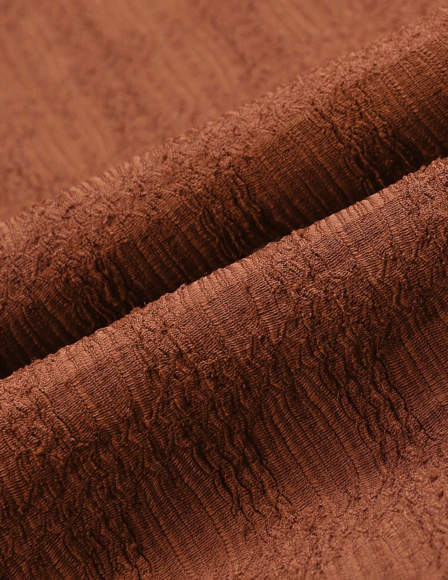 Boxy Fit Textured Polo Shirt Brown - U.S. POLO ASSN. | Large