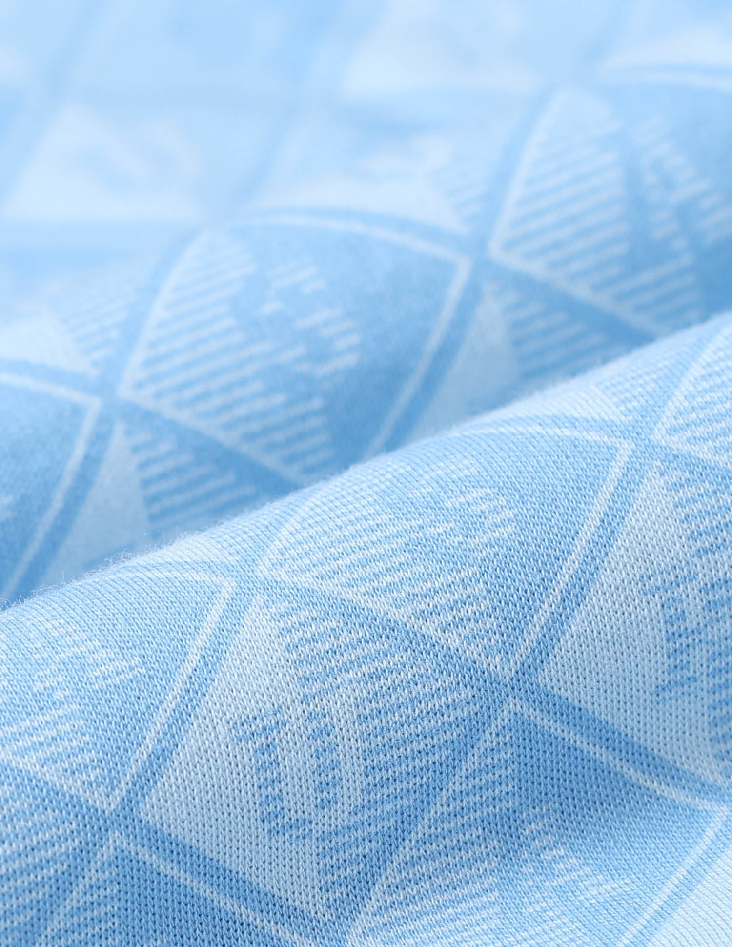 All-Over Printed Regular Fit Polo Shirt Light Blue - U.S. POLO ASSN. | Large