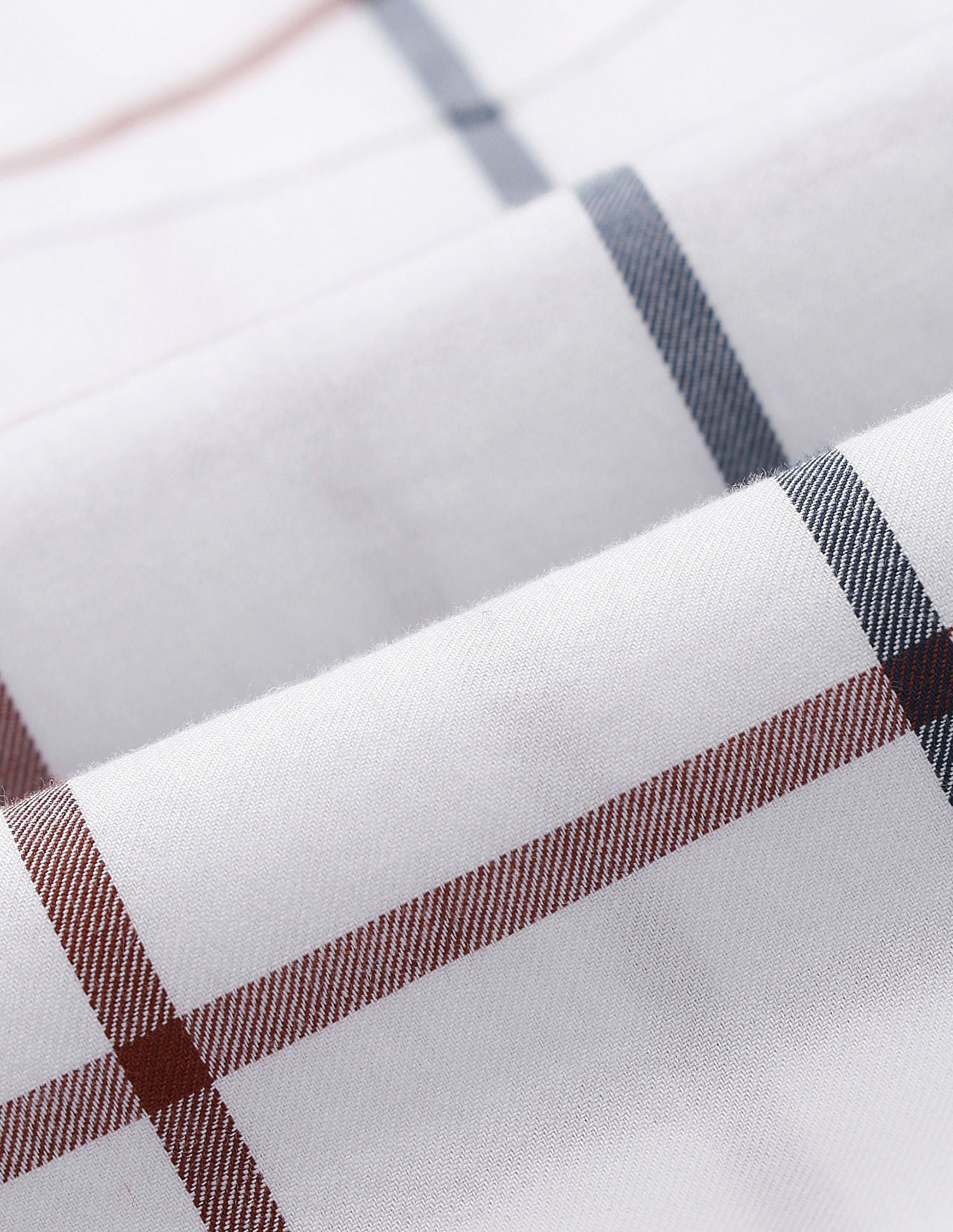 Tailored Fit Checked Shirt White - U.S. Polo Assn. India | Large