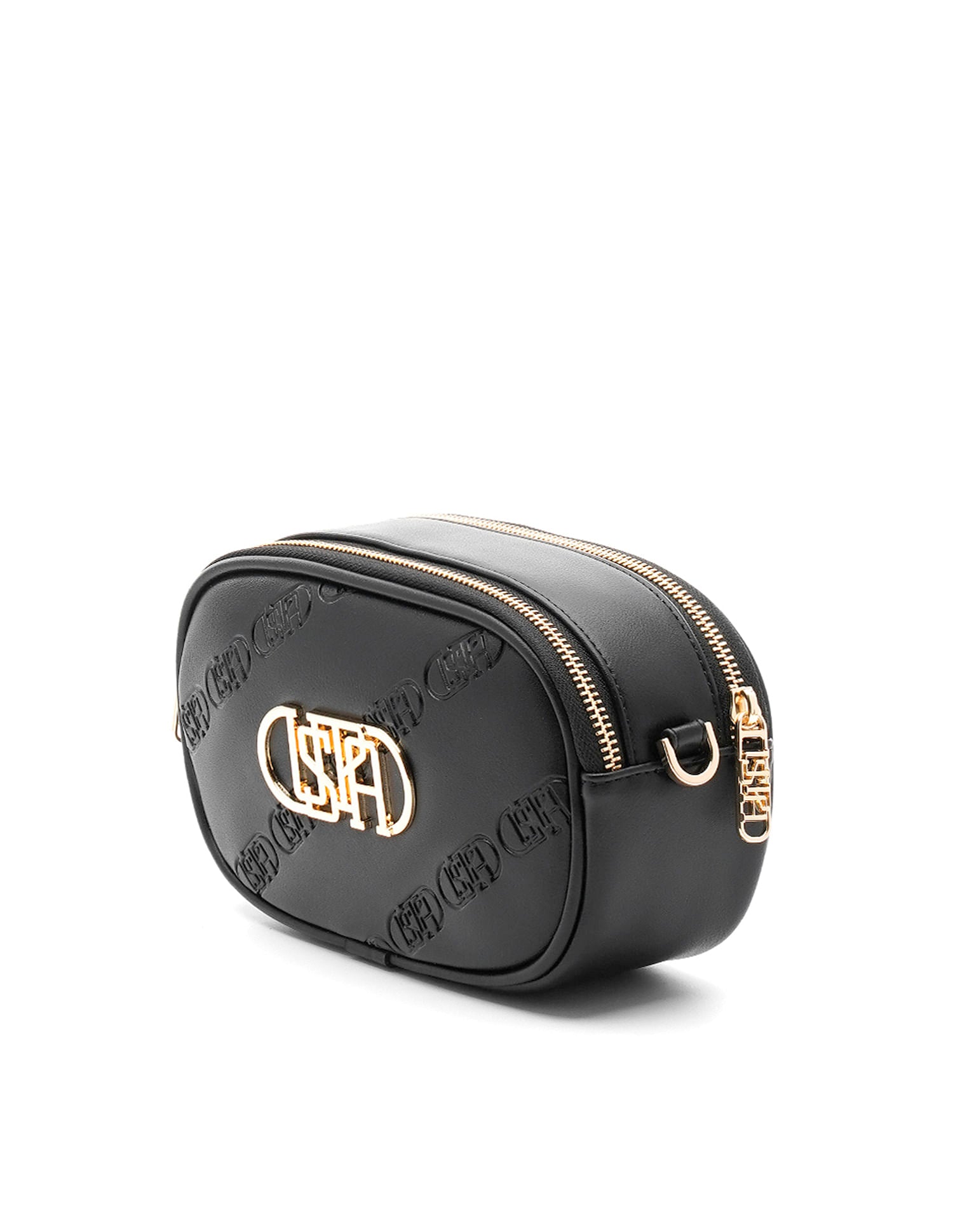 Ruth Monogram Cross Body Bag Black - U.S. POLO ASSN. | Large