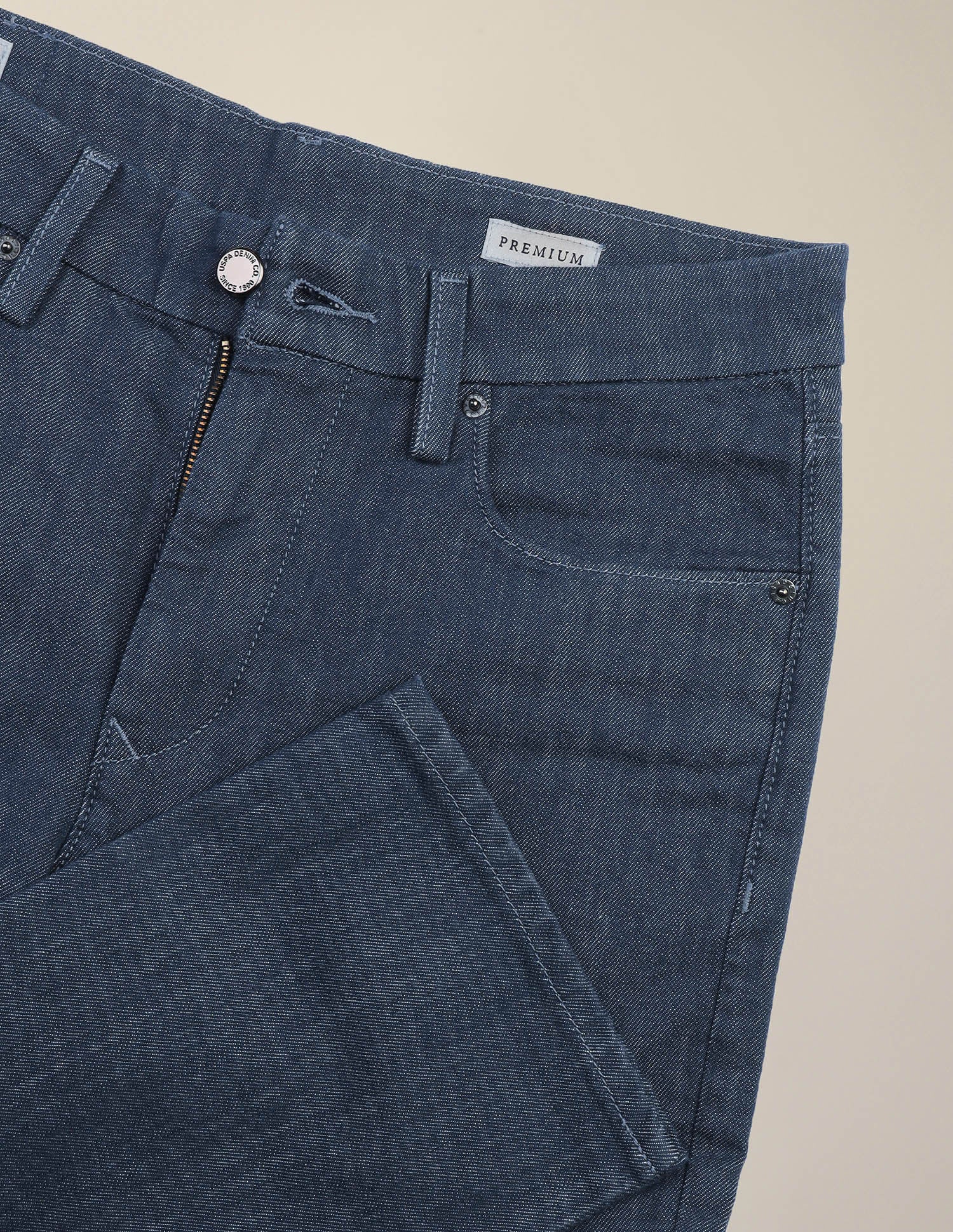 Harold Slim Straight Fit Blue Jeans Blue - U.S. Polo Assn. India | Large