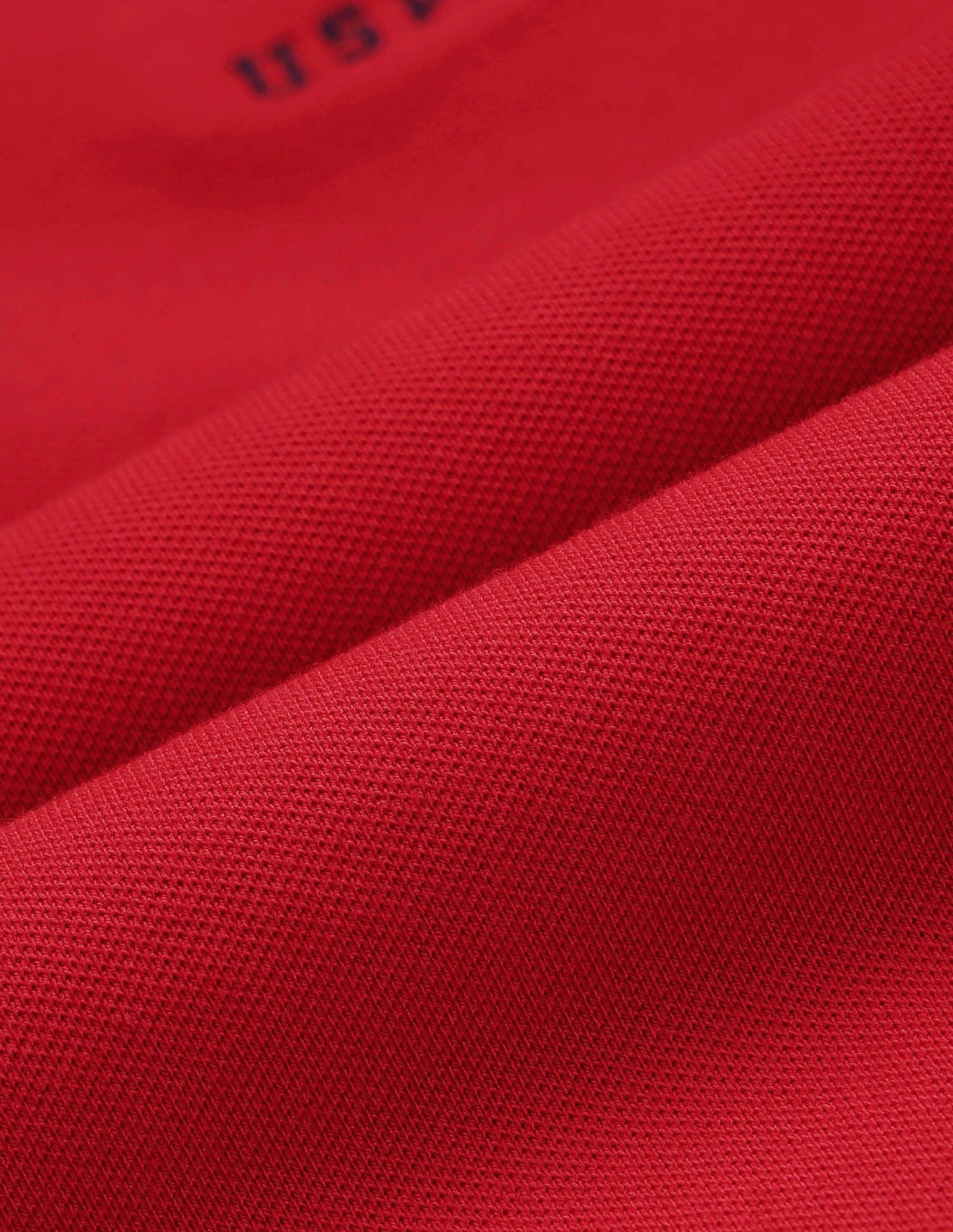 Regular Fit Solid Polo Shirt Red - U.S. POLO ASSN. | Large