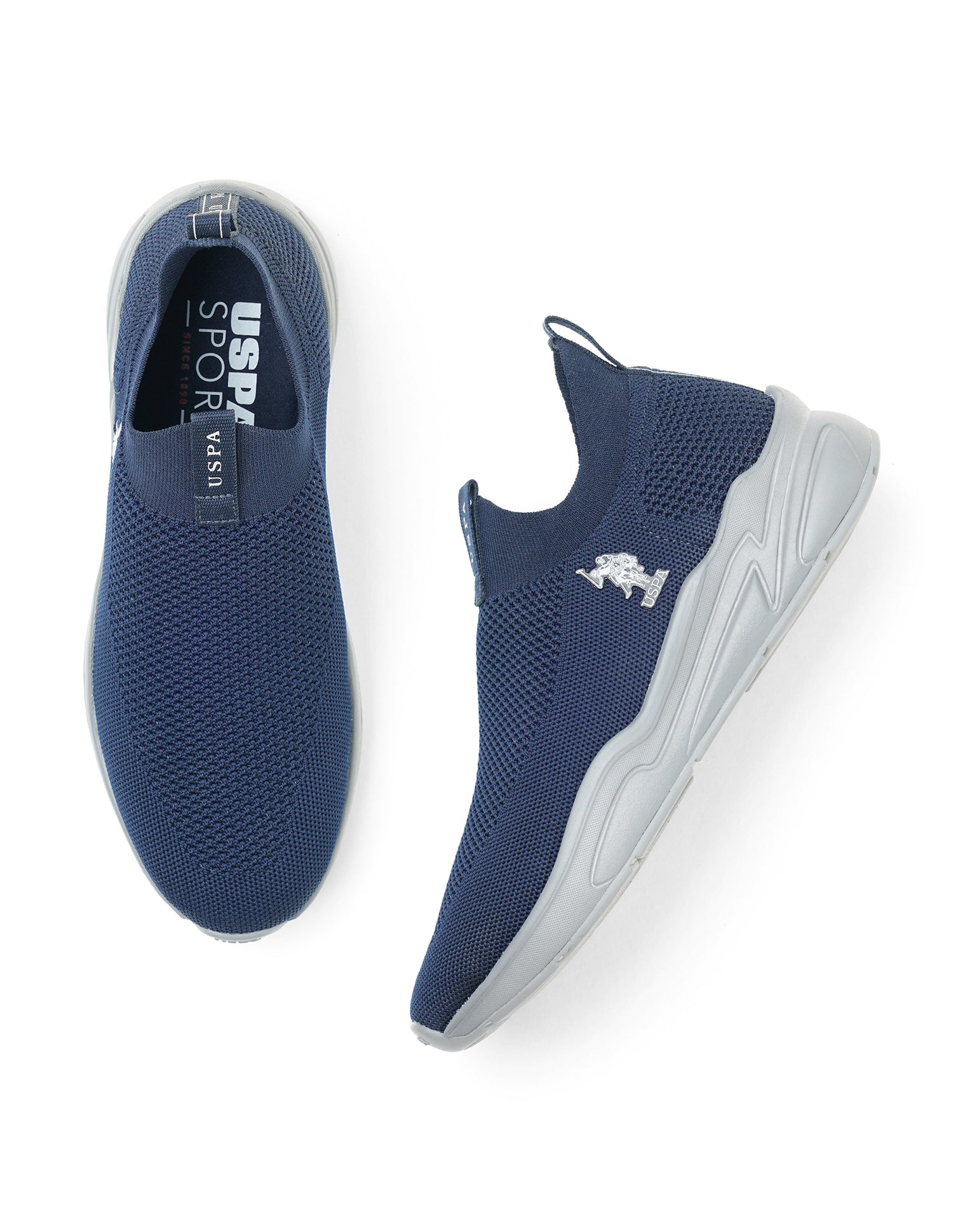 Men Duncun 5.0 Navy Uspa Sport  Sneaker Slip On Navy - U.S. Polo Assn. India | Large
