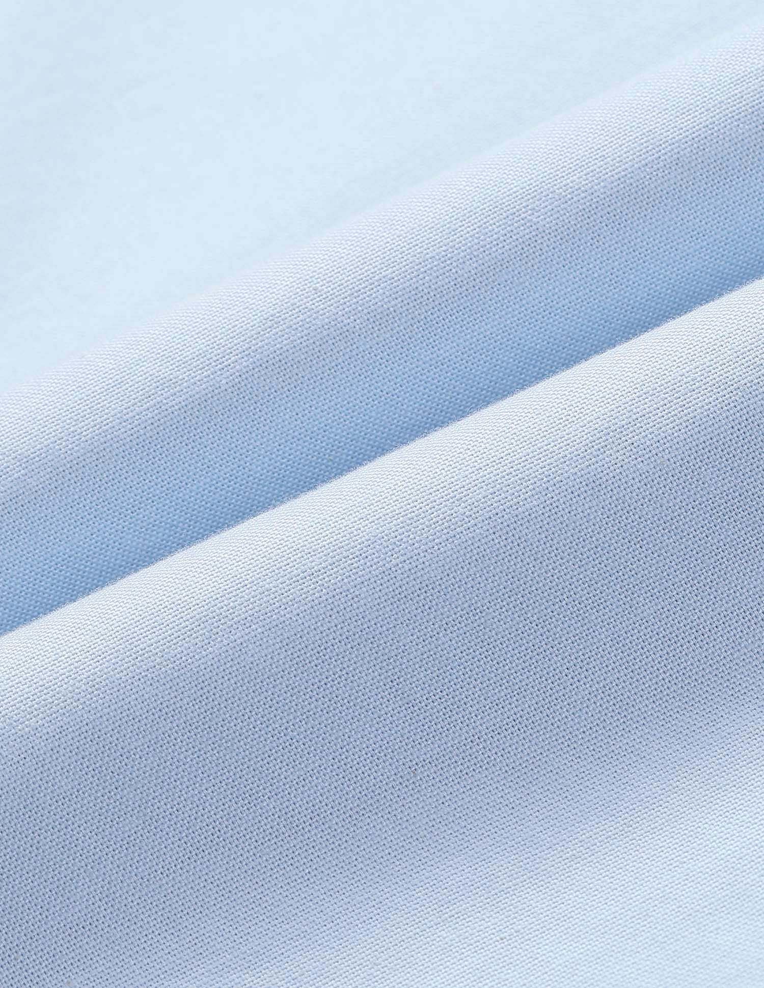 Solid Oxford Stretch Button Down Shirt Blue - U.S. Polo Assn. India | Large