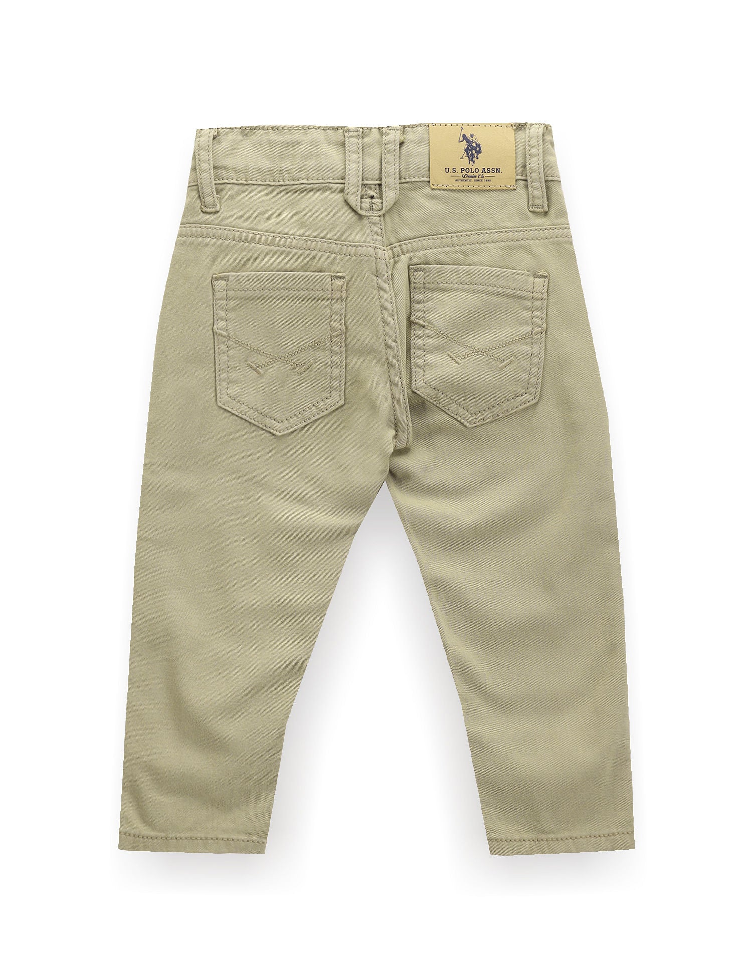 Boys Clean Look Slim Fit Jeans Light Khaki - U.S. POLO ASSN. | Large
