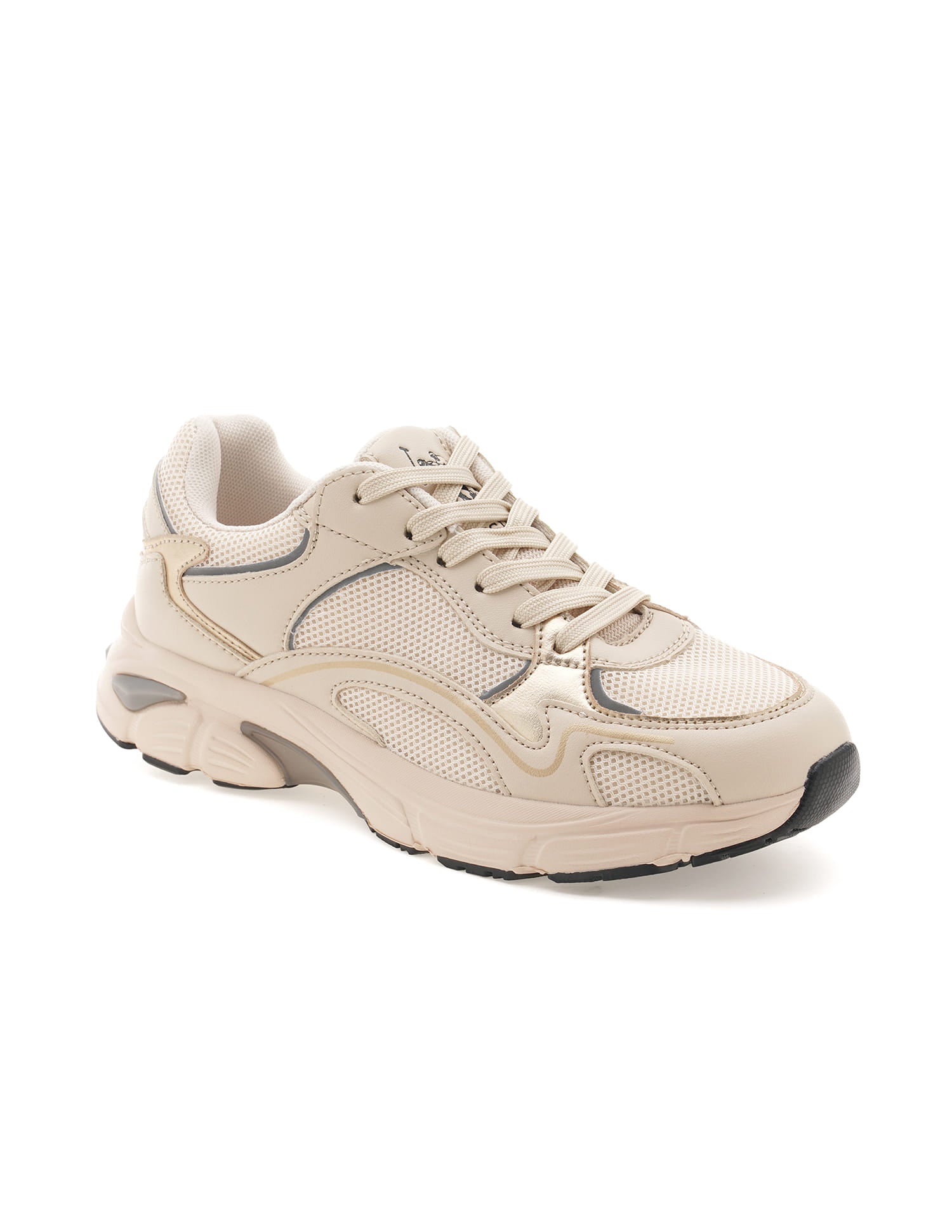 Metallic Logo Felicia Sneakers Nude - U.S. Polo Assn. India | Large