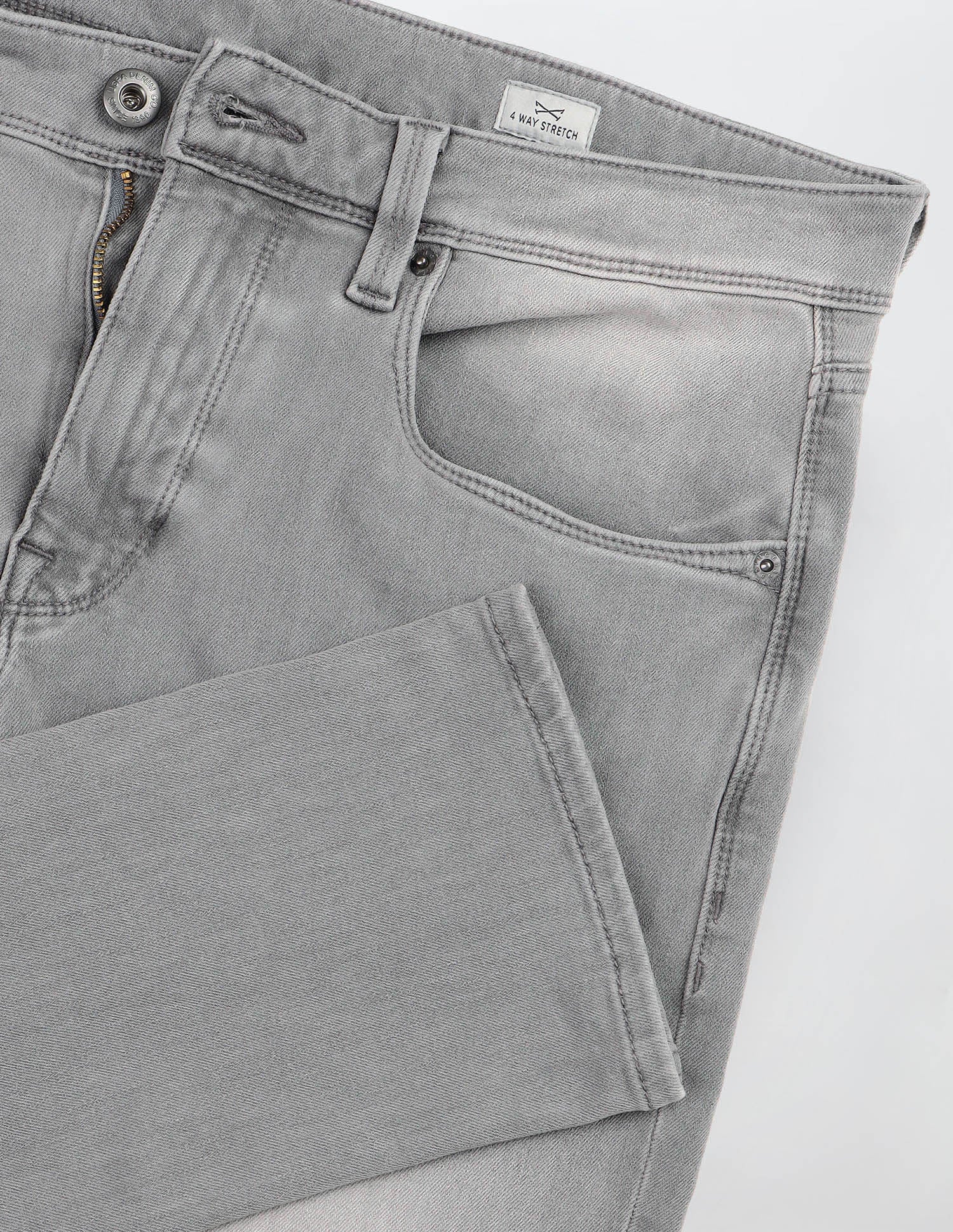Henry Tapered Fit Grey Jeans Grey - U.S. Polo Assn. India | Large