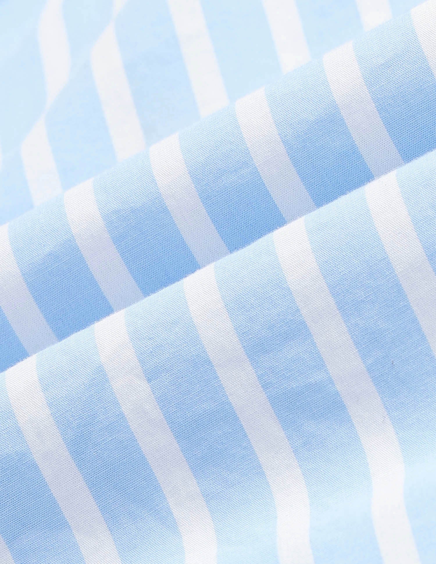 Boys Vertical Striped Regular Fit Shirt Light Blue - U.S. POLO ASSN. | Large