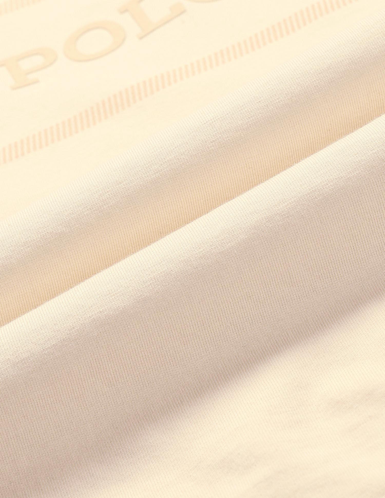 Brand Embossed Slim Fit T-Shirt Beige - U.S. POLO ASSN. | Large