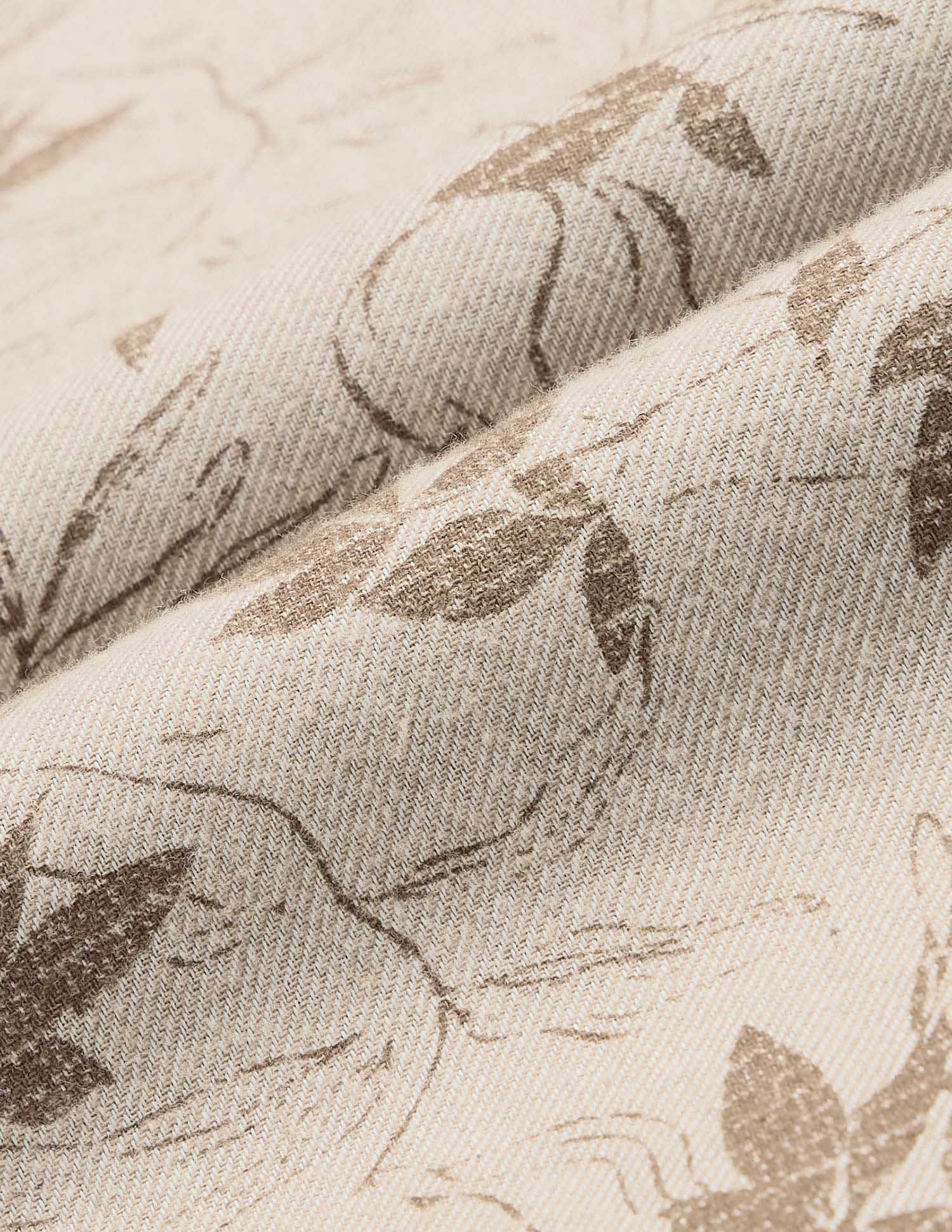 Tropical Printed Regular Fit Shirt Light Khaki - U.S. Polo Assn. India | Large