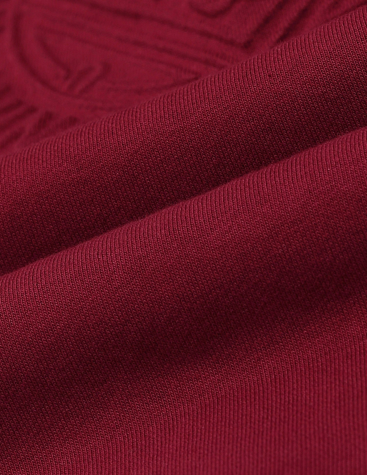 Embossed Brand Print Sweatshirt Maroon - U.S. POLO ASSN. | Large