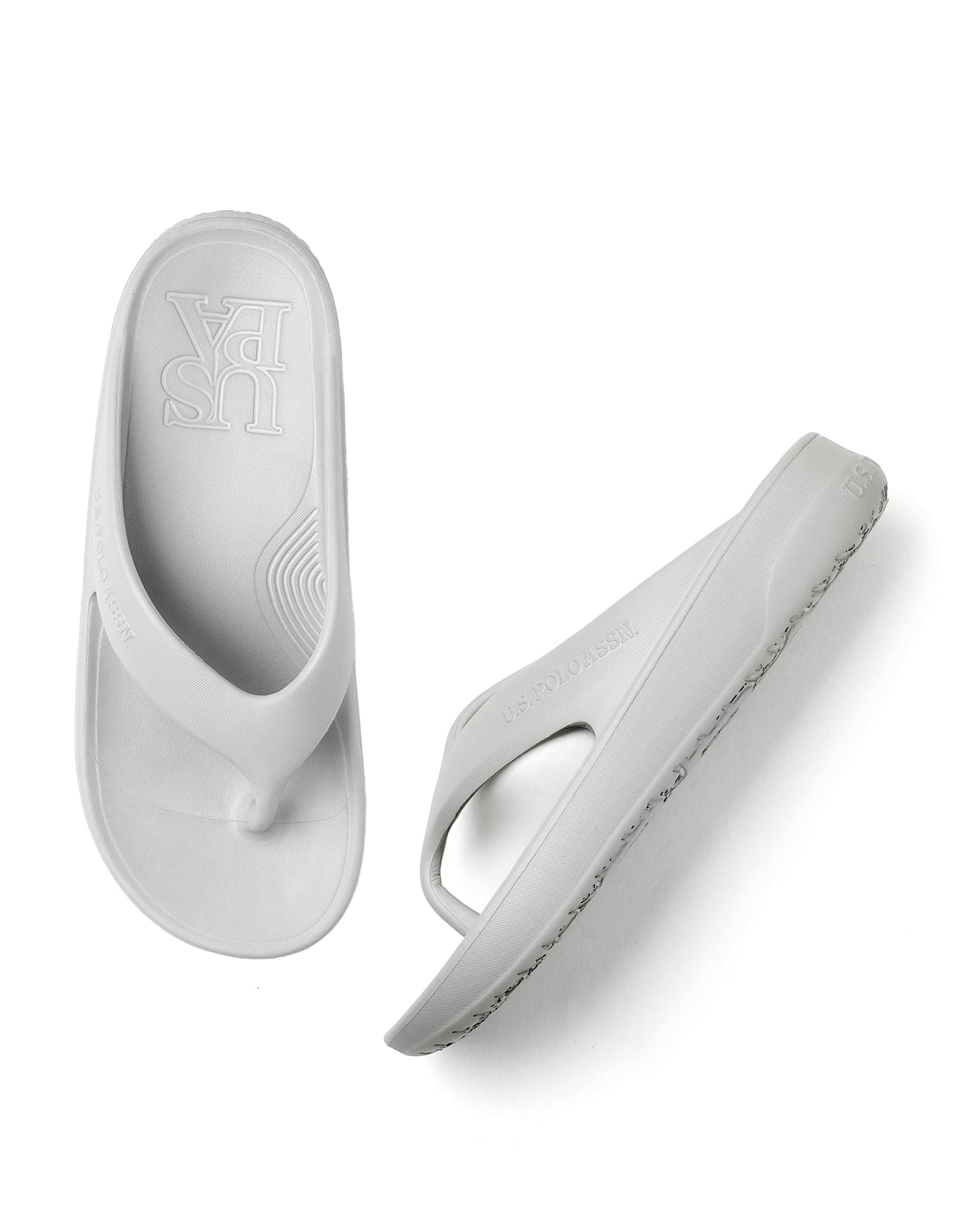 Men Axel 2.0 Beige Foam Walk Flip Flop Light Grey - U.S. POLO ASSN. | Large