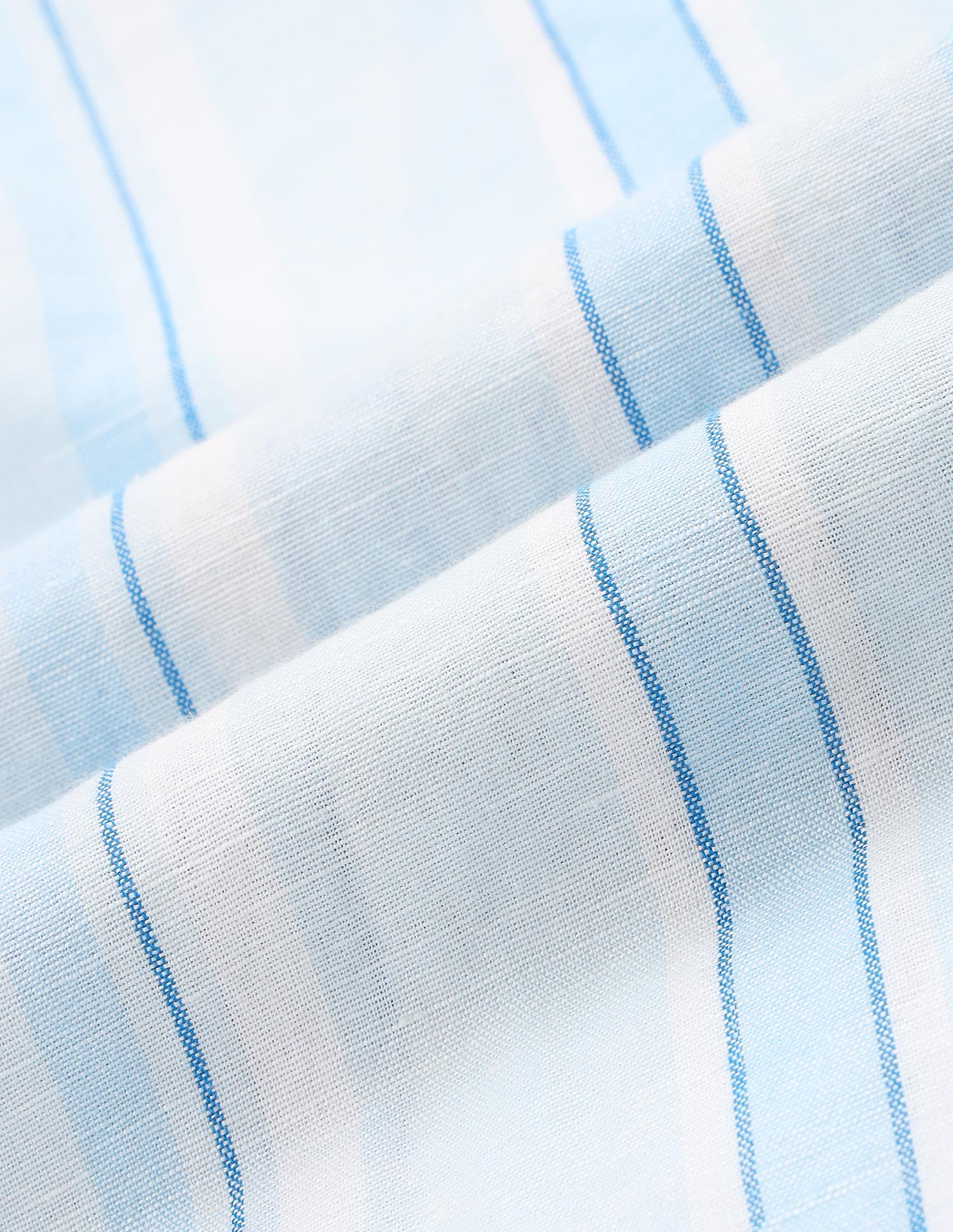 Tailored Fit Vertical Striped Shirt Blue - U.S. Polo Assn. India | Large