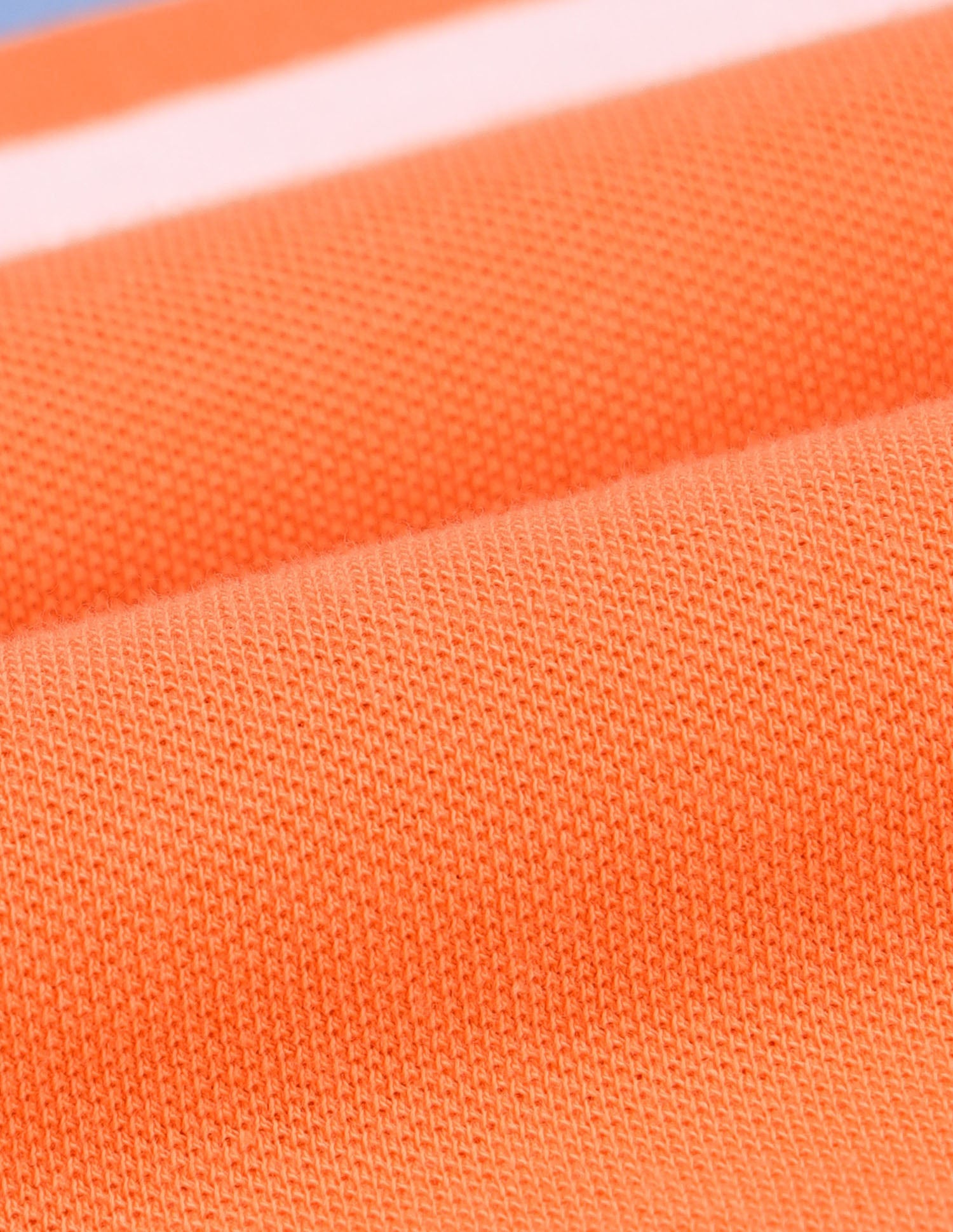 Horizontal Striped Slim Fit T-Shirt Orange - U.S. Polo Assn. India | Large